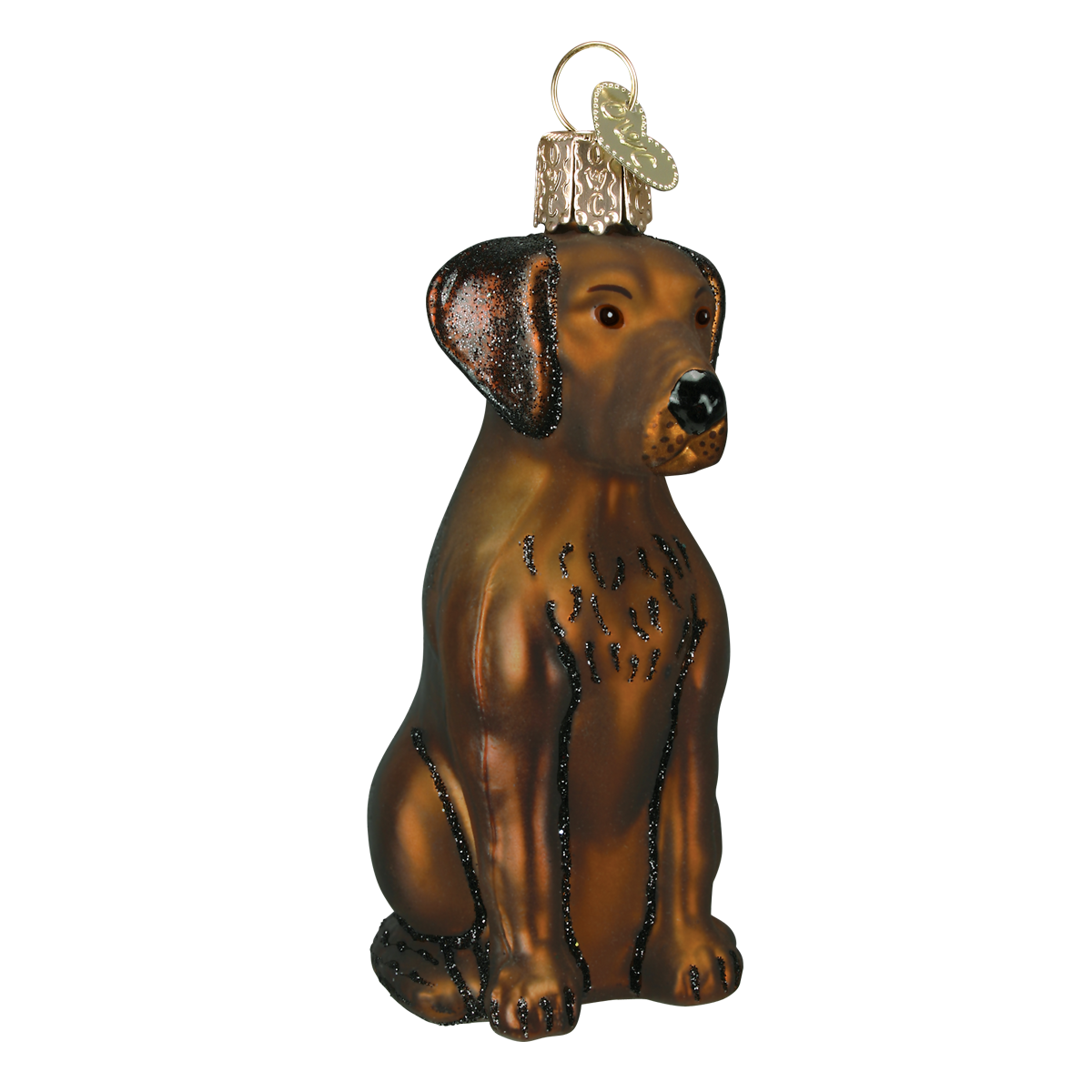 Chocolate Labrador Ornament