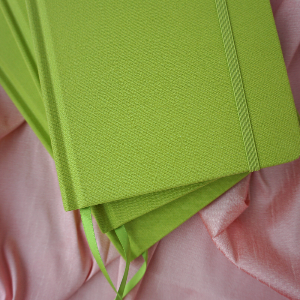 Apple Green Hardcover Journal - Free Customization