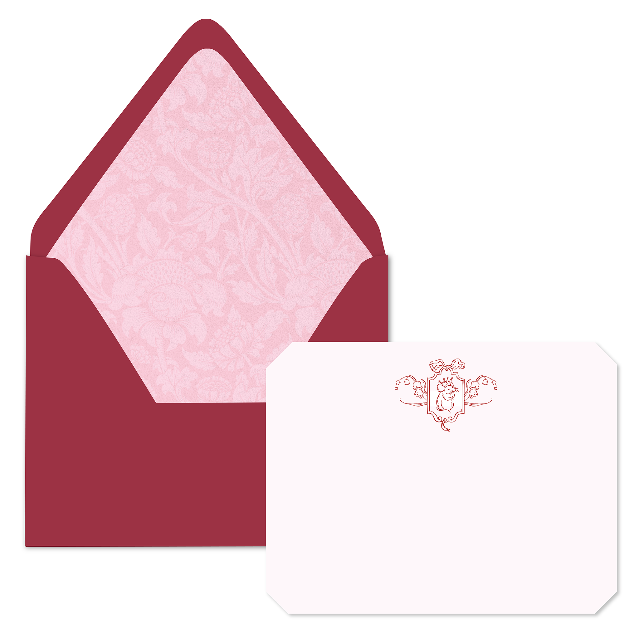 Foil Stamped Stationery Set - Mouse King