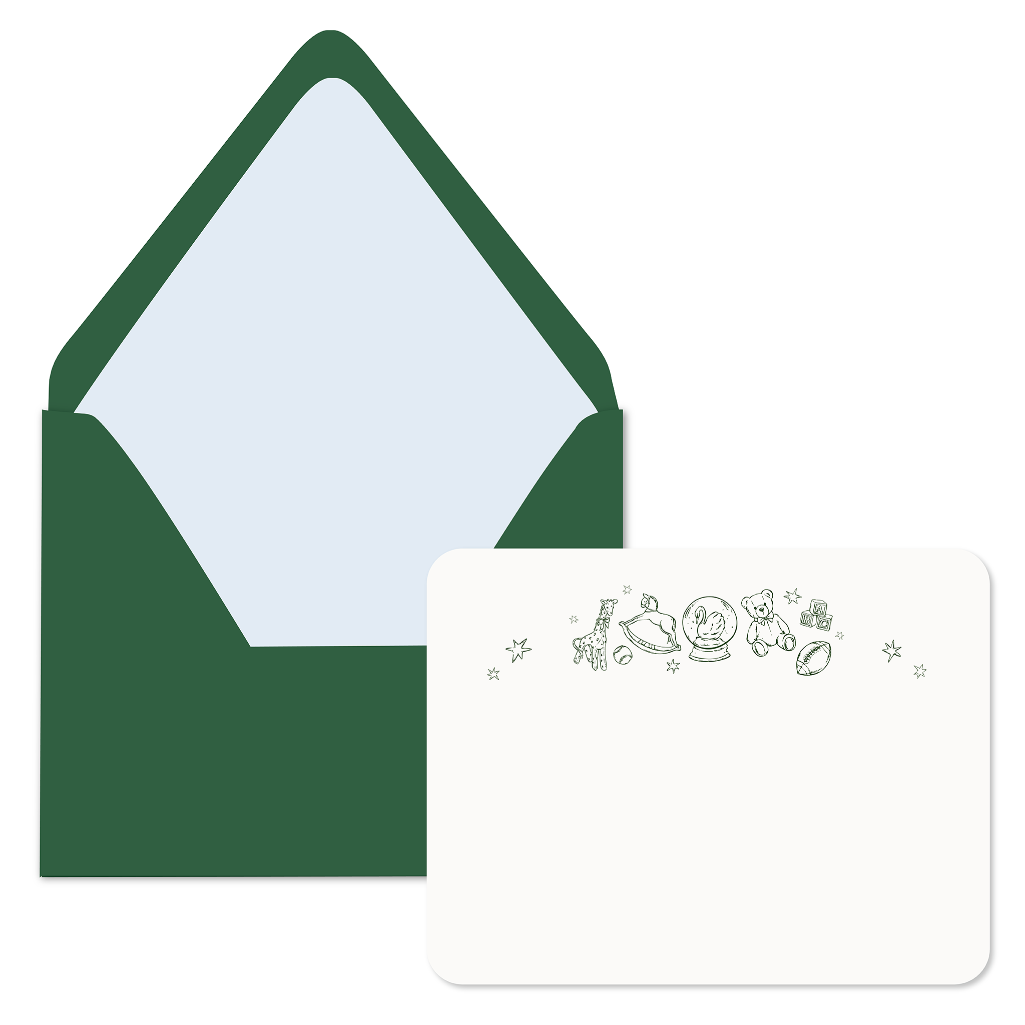 Foil Stamped Stationery Set - Twinkle Toys