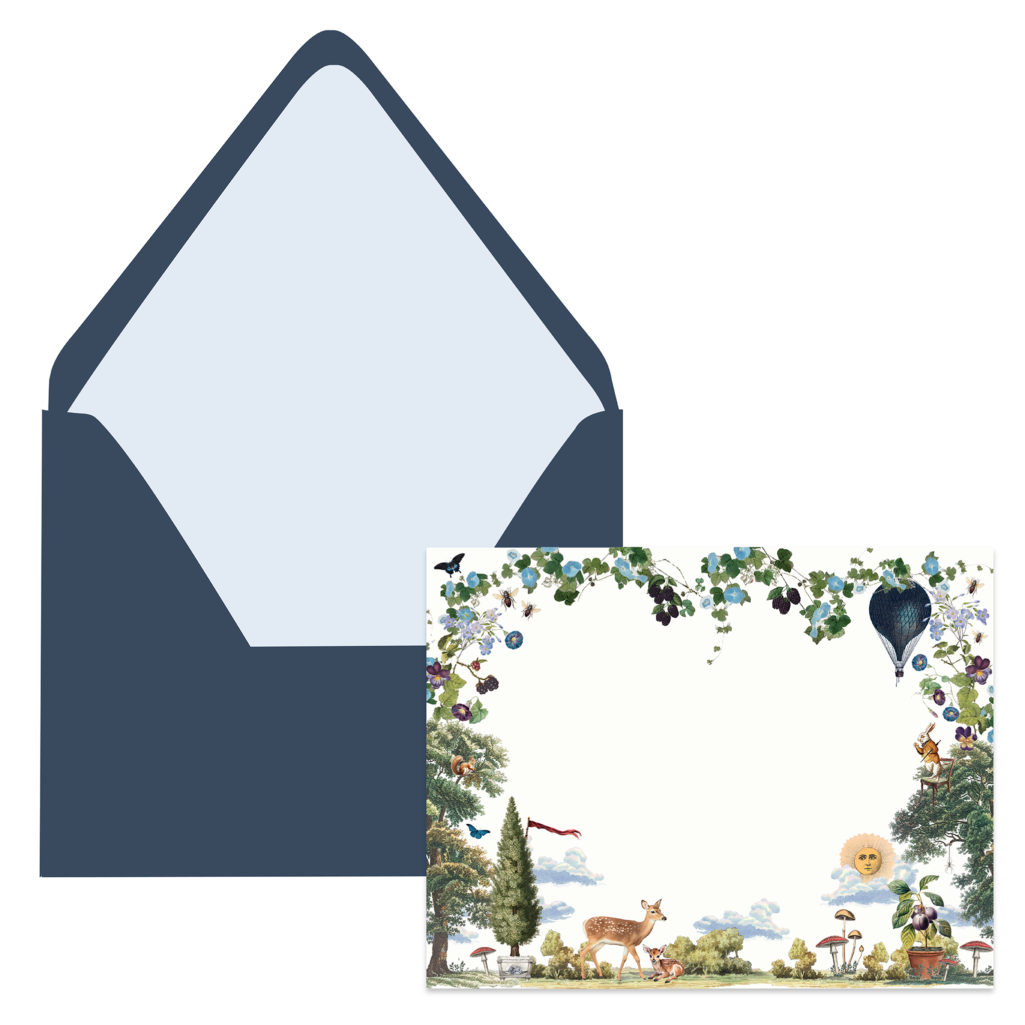 Collage Stationery Set - Woodland Wonder