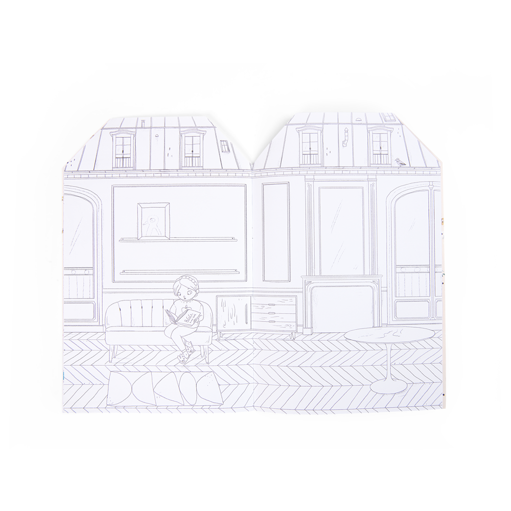 Coloring Books w/145 Stickers The Parisiennes