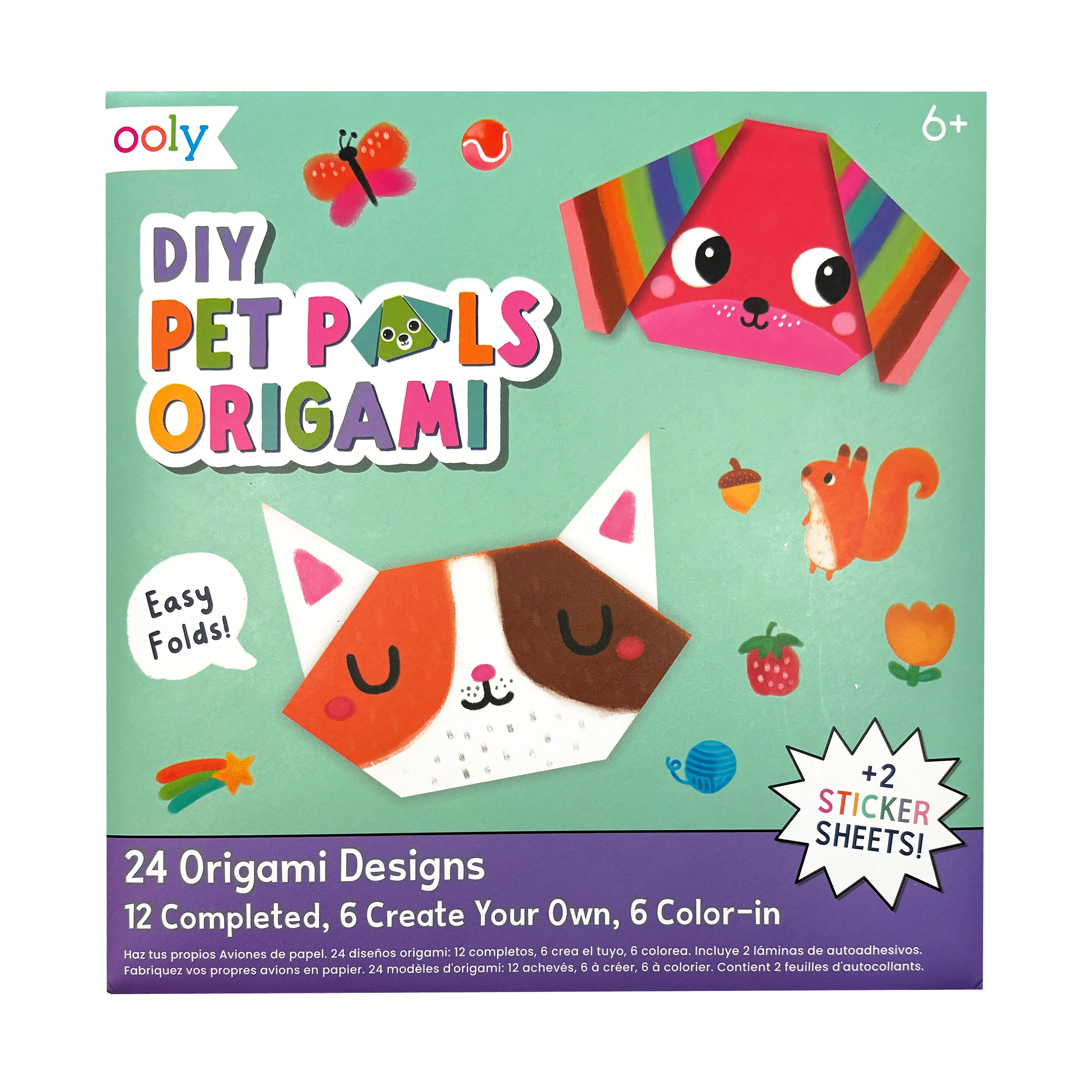D.I.Y. Pet Pals Origami - Set of 24 Designs