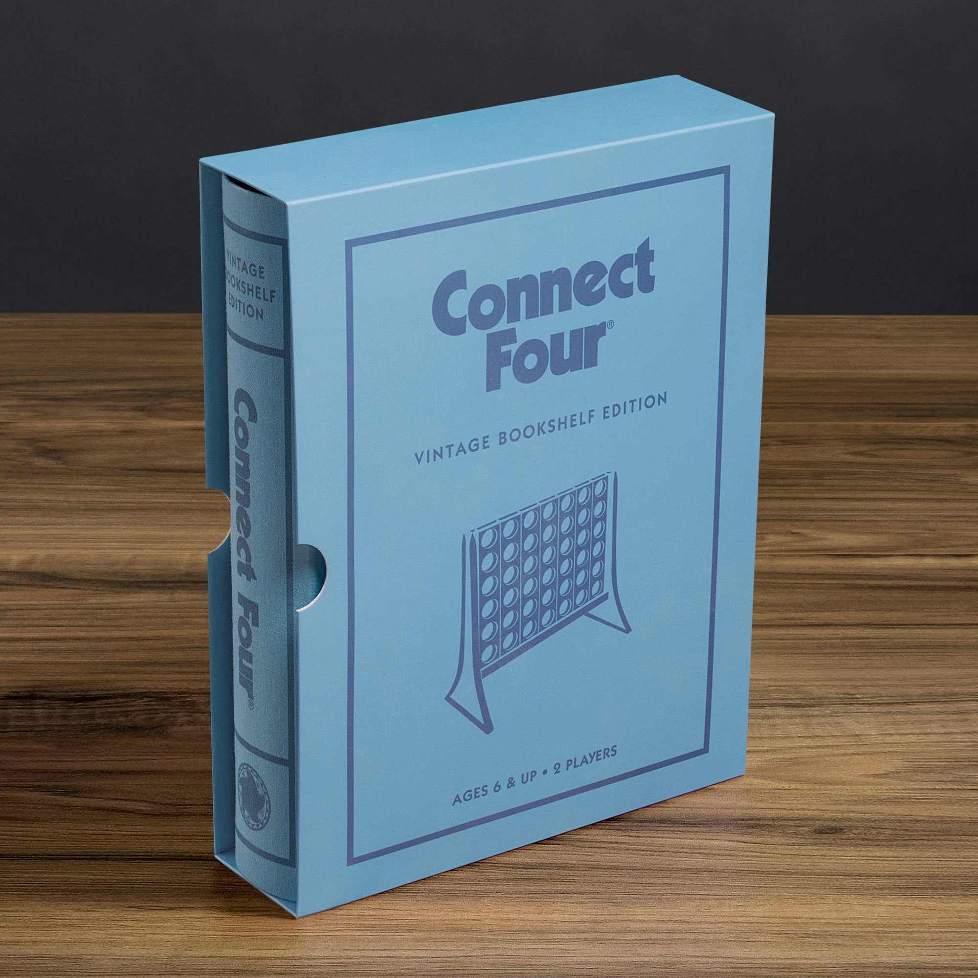 WS Game Company Connect 4 Vintage Bookshelf