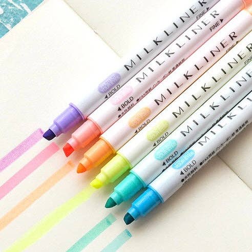 Mildliner Type Colourful Dual Pens 12set