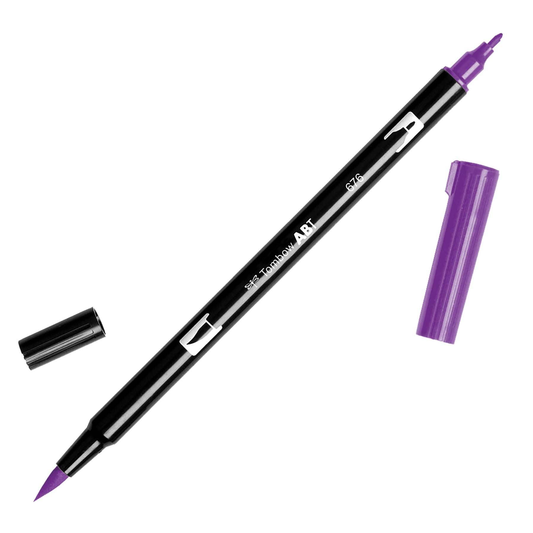 Dual Brush Pen Art Markers - Open Stock: 676 Royal Purple - SKU# 56576