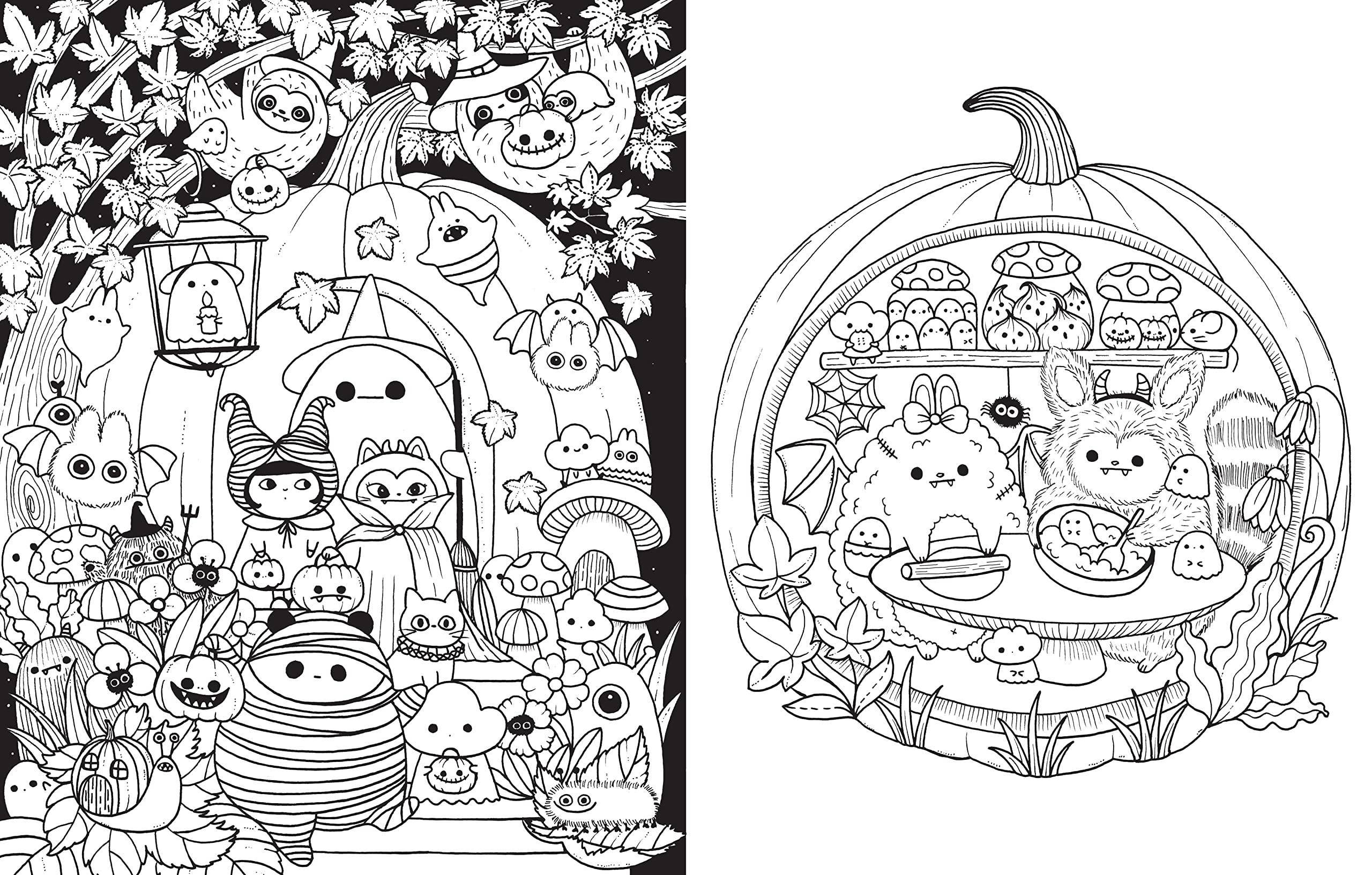 A Million Little Monsters Coloring Book: Trade Paperback