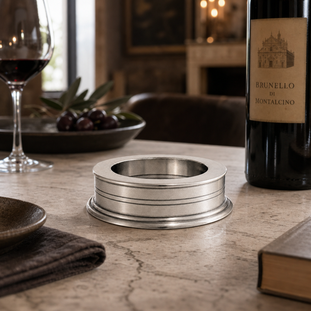 Classic Pewter Wine Coaster
