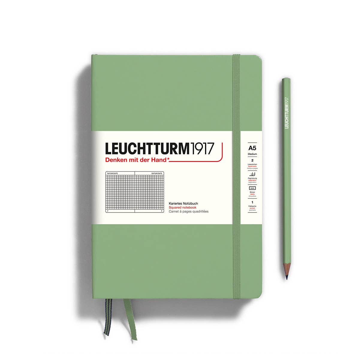 Notebooks - Medium (A5): Lilac / Hardcover / Plain