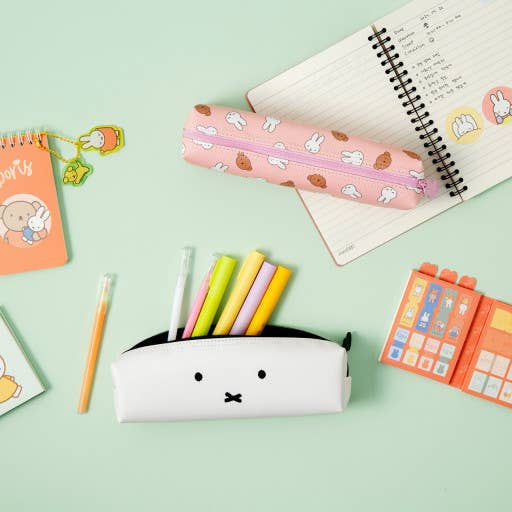 Miffy Stick Pencil Case/ Multi Pouch: White