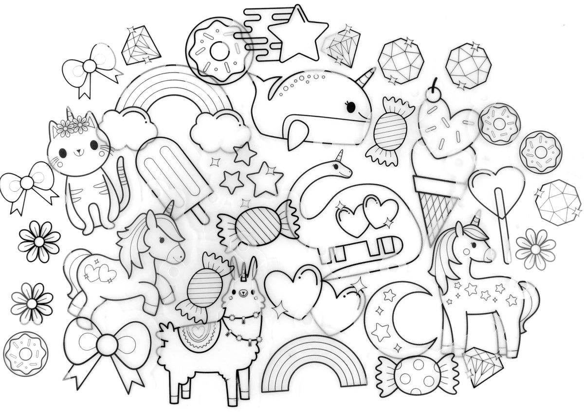 Shrink Art Jewelry Kit - Unicorns and Rainbows