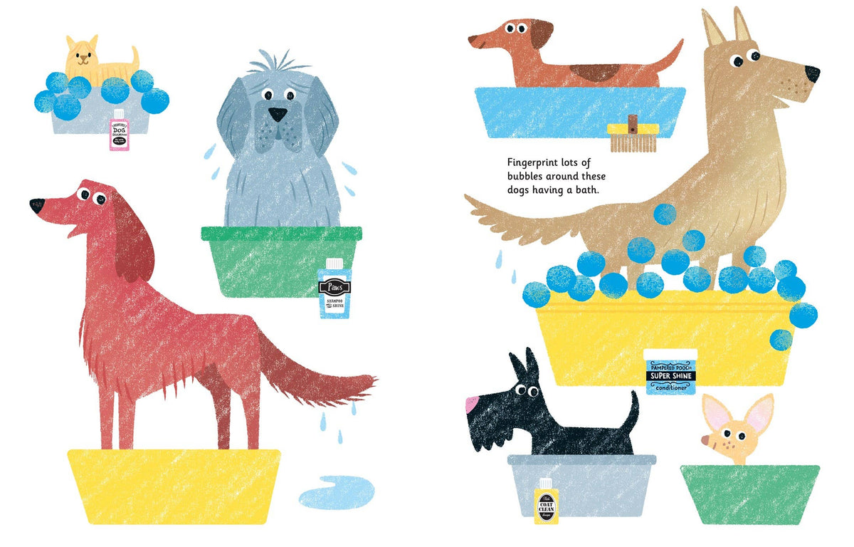 Fingerprint Activities Cats & Dogs: Usborne