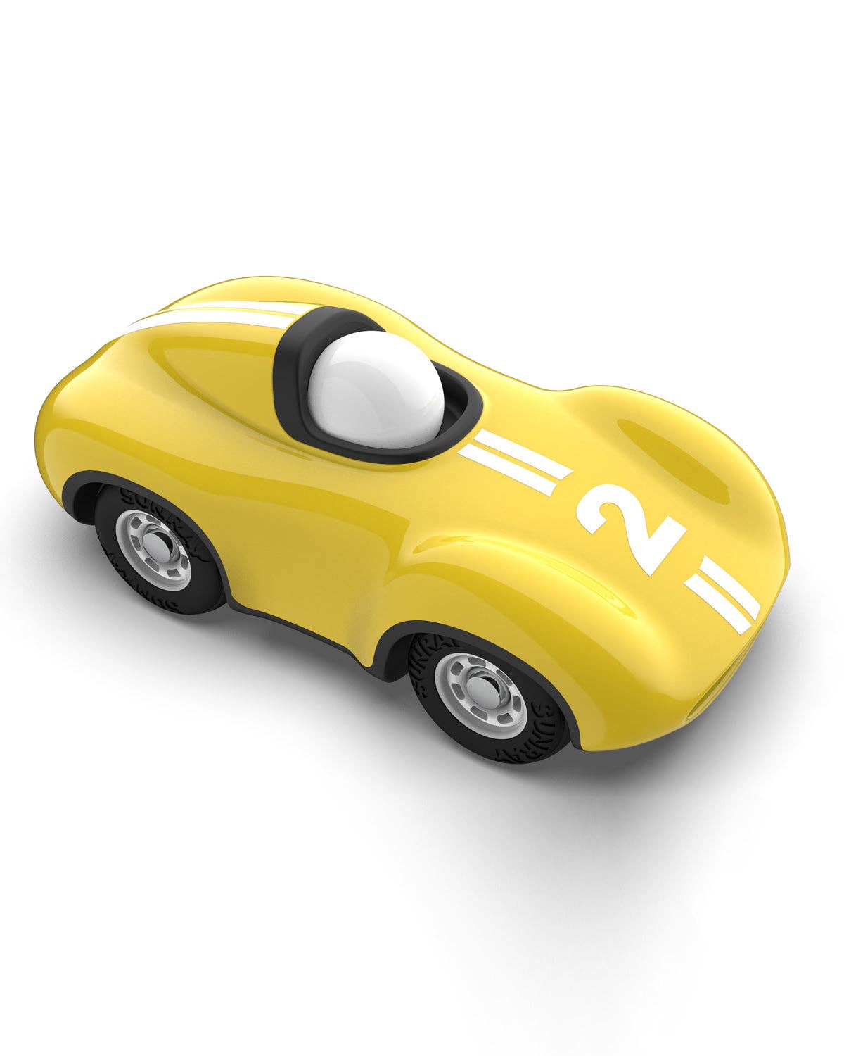 Car SPEEDY: Speedy Yellow Metal  Axel Yellow