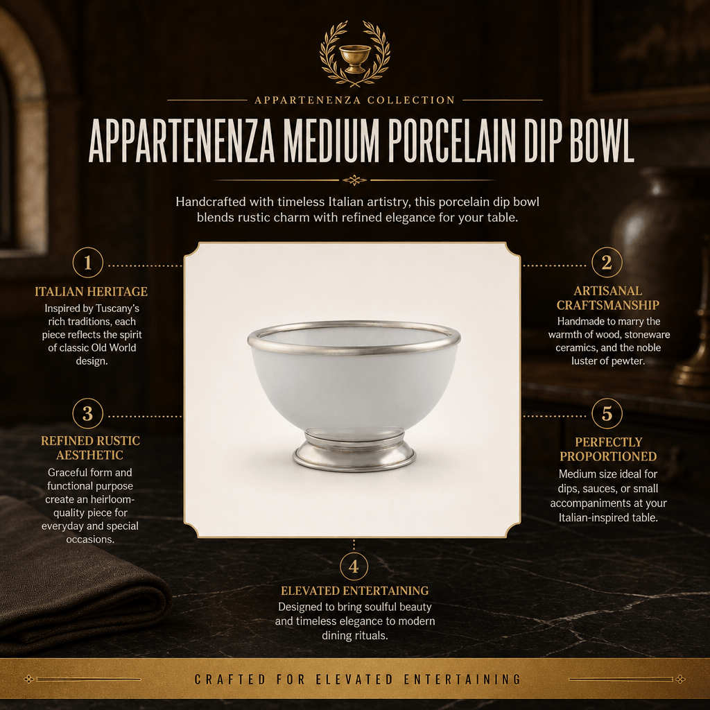 Dip Bowl Porcelain - Med