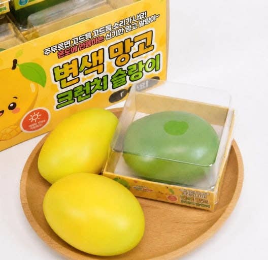 New! Magic Color Mango Crunch Squishy –  ASMR!