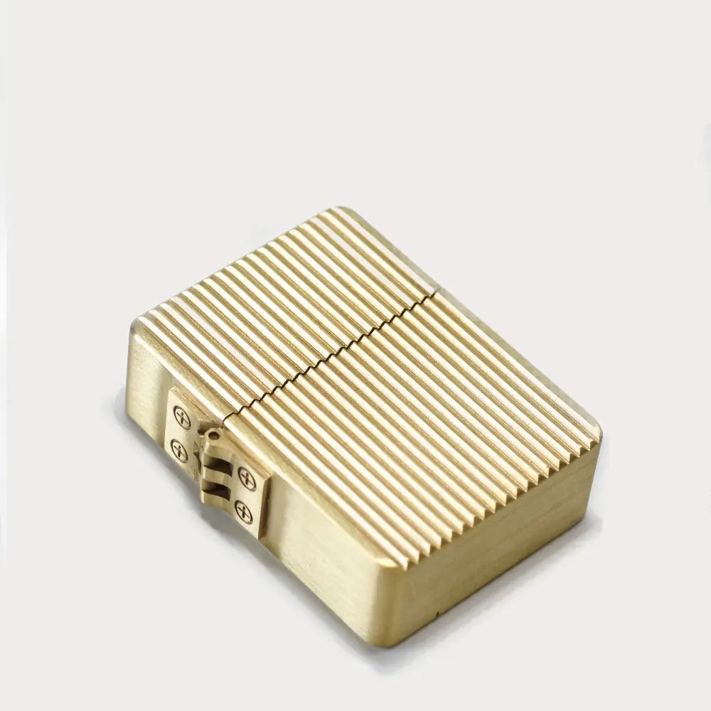 Large Kerosene Brass Fluted Lighter