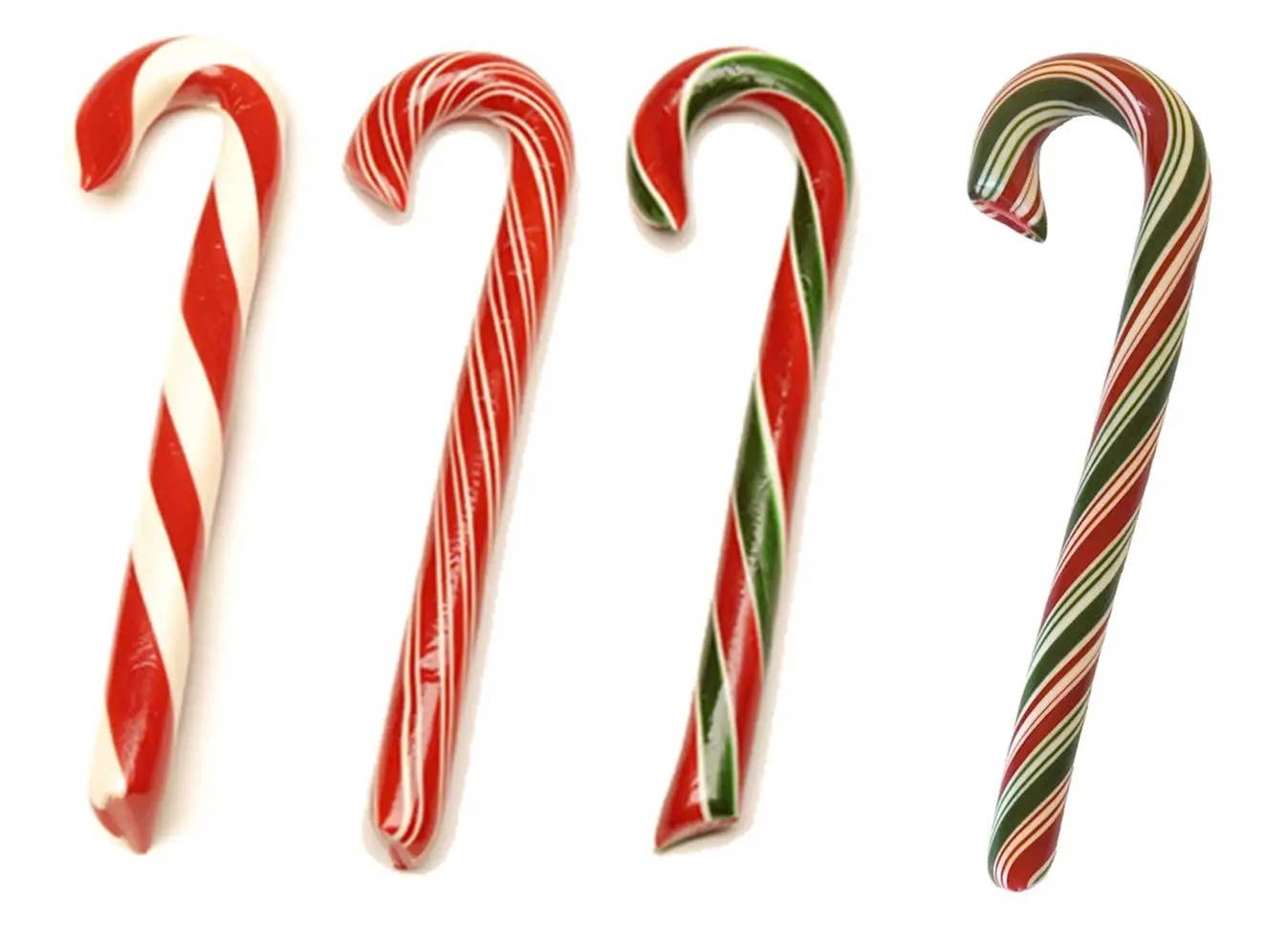 Hand-Spun Jumbo Candy Cane - 4-Flavor Assortment - 1.75 oz