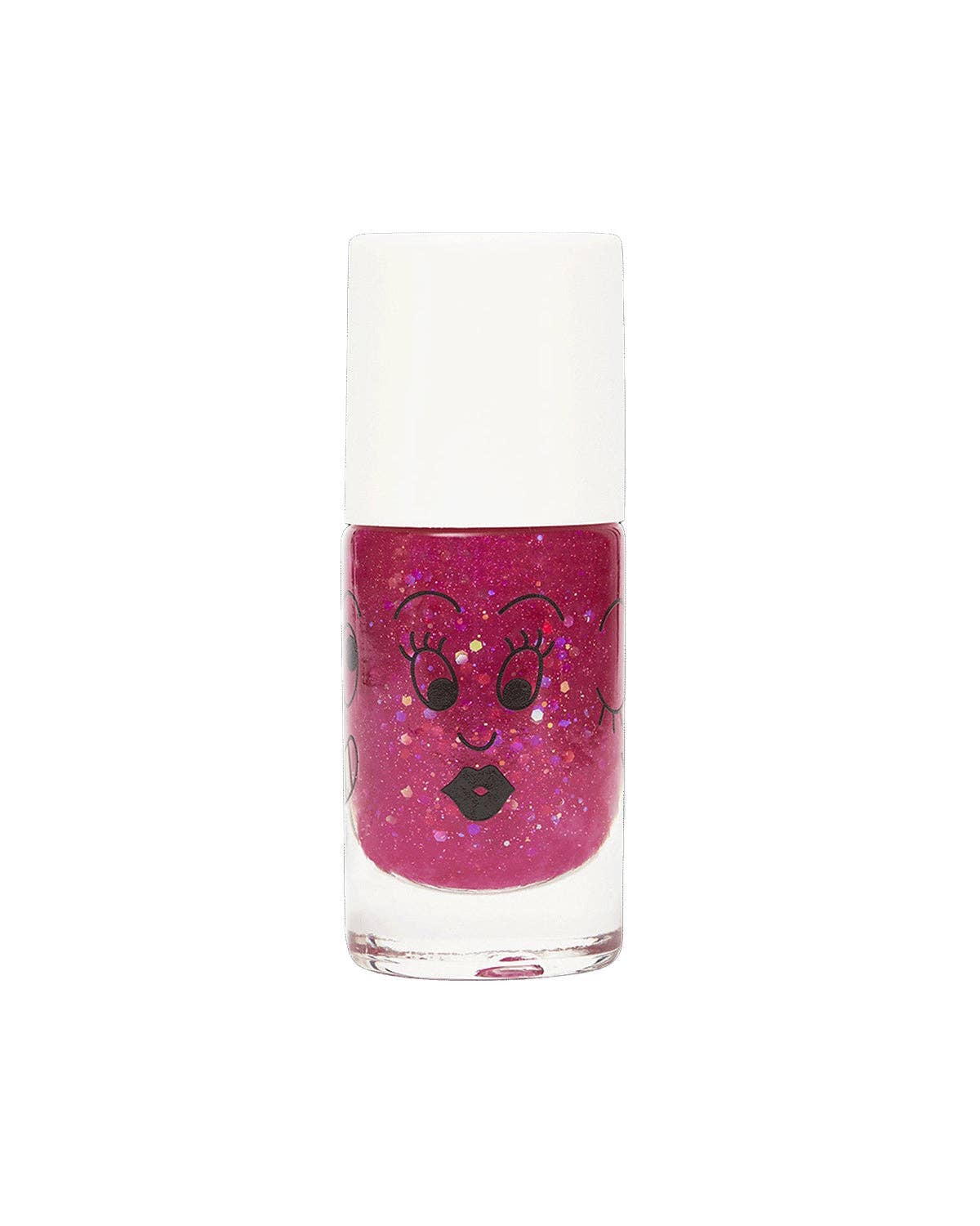 Nail Polish for Kids GLITTER SINGLE SHEEPY Raspberry Glitter