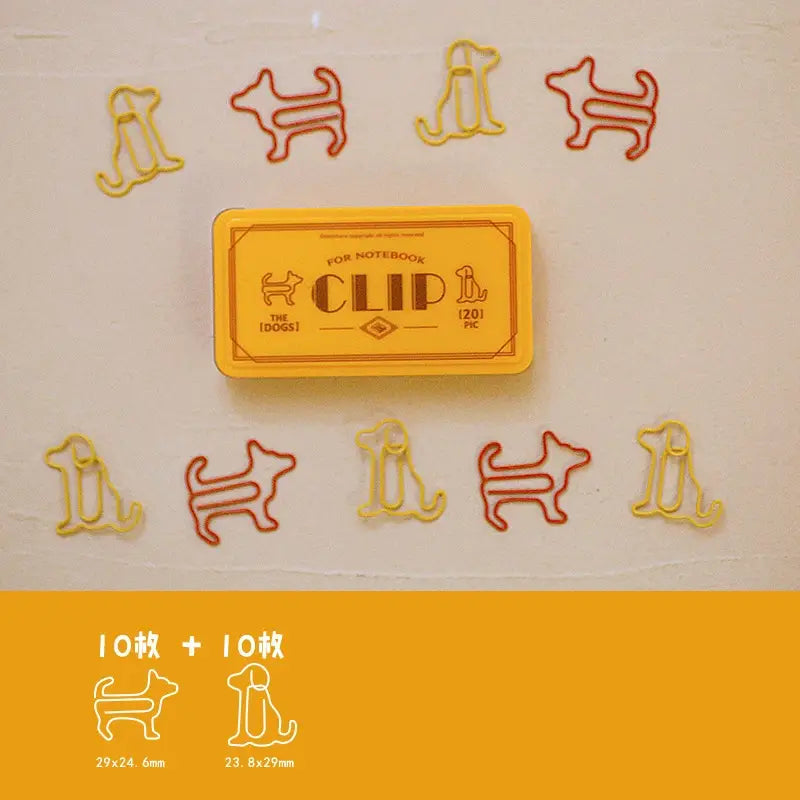 Kawaii Paper Clips | The Dogs