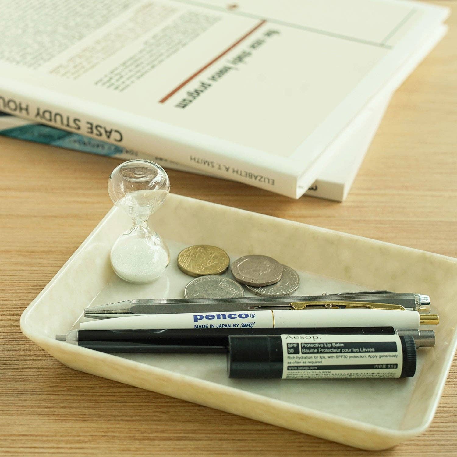 Miniature Hourglass: White