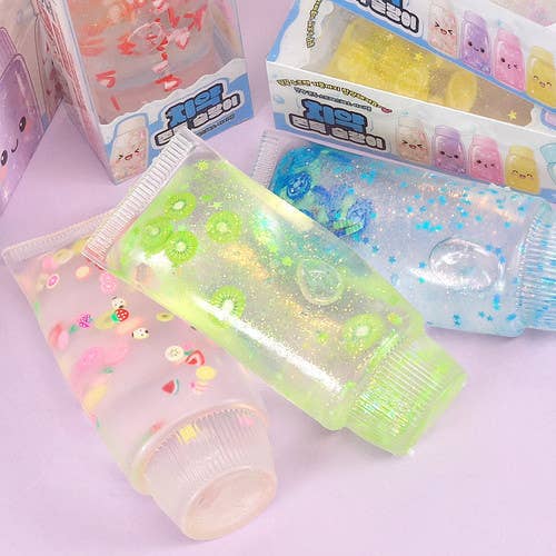 NEW! Toothpaste Tube Chewy Confetti Squishy Fidget