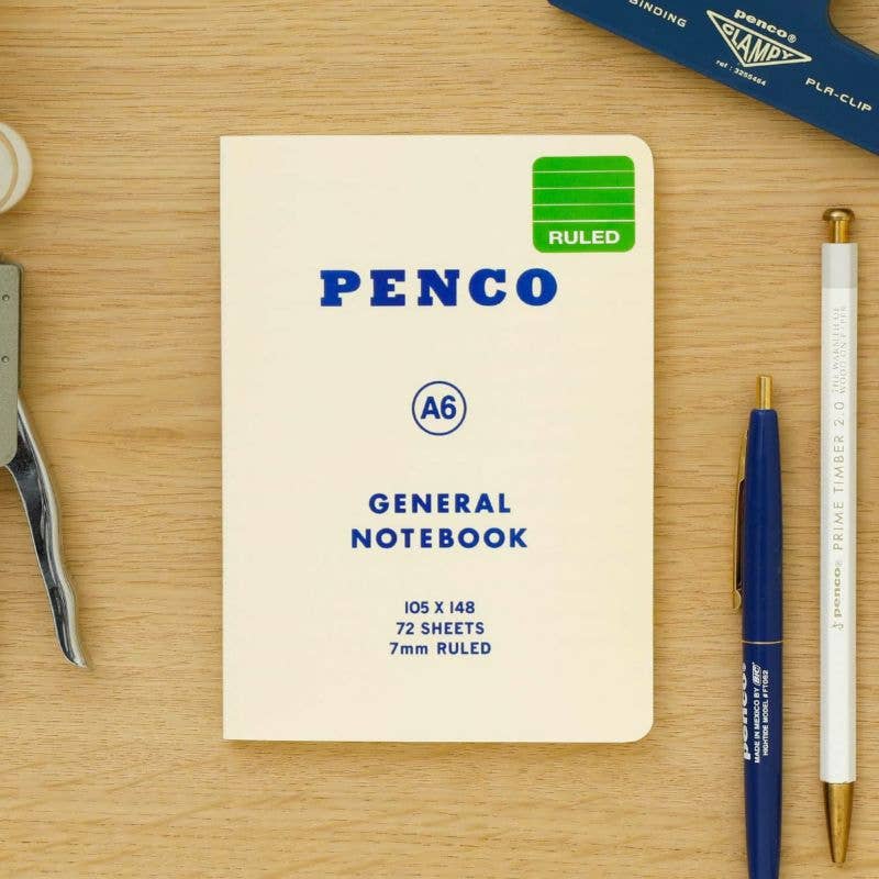 Soft PP Notebook Ruled / A6: White