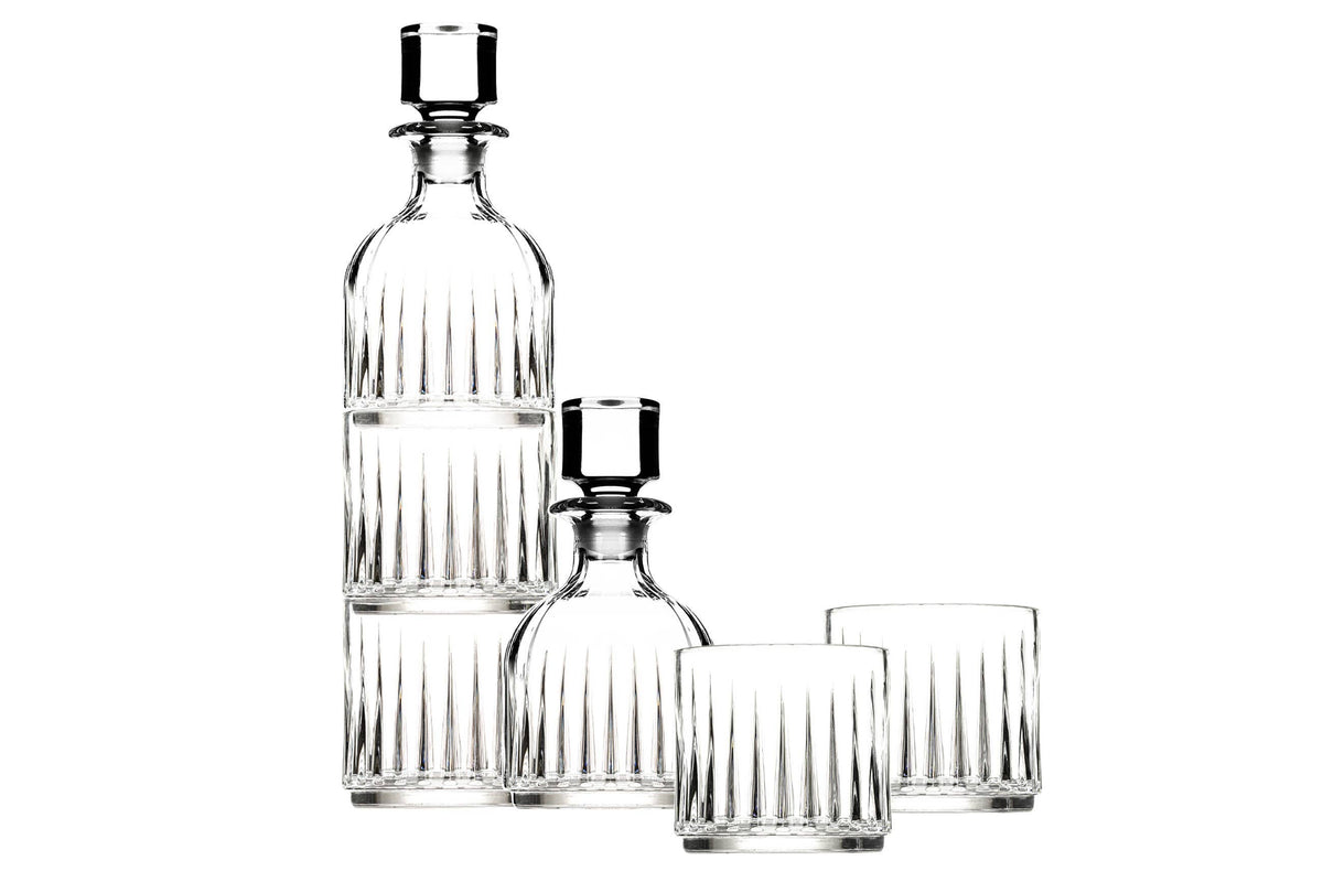 Legend Stack 3pc Stack Whisky Decanter & Tumblers