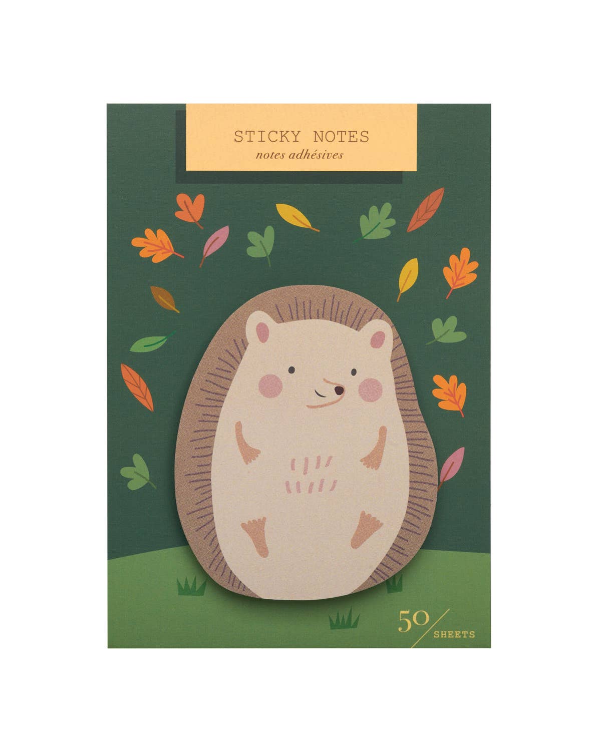 Hedgehog Die Cut Single Sticky Notes