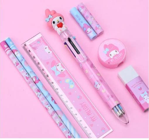 Sanrio Pencil, Pen School Office Stationery Case Set : Pochacco