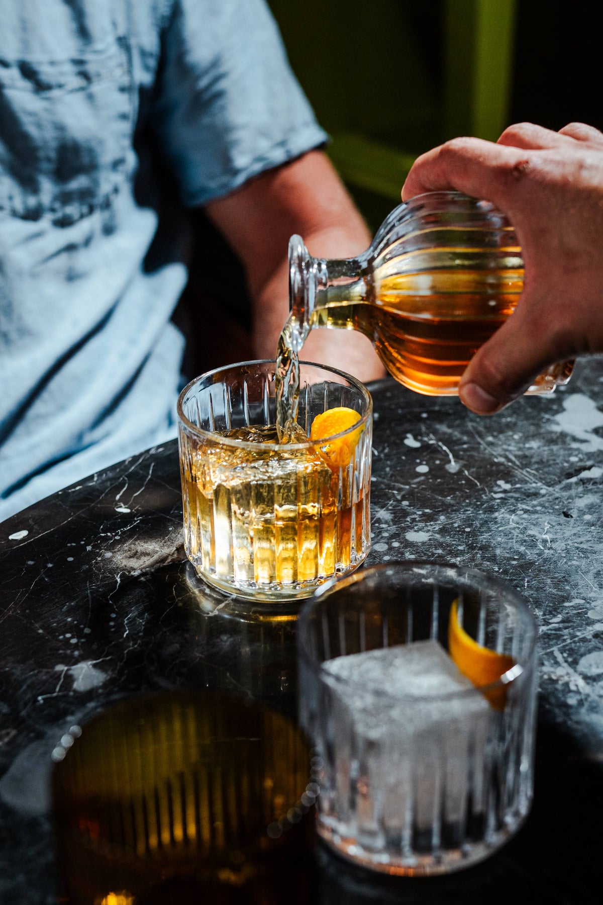 Legend Stack 3pc Stack Whisky Decanter & Tumblers