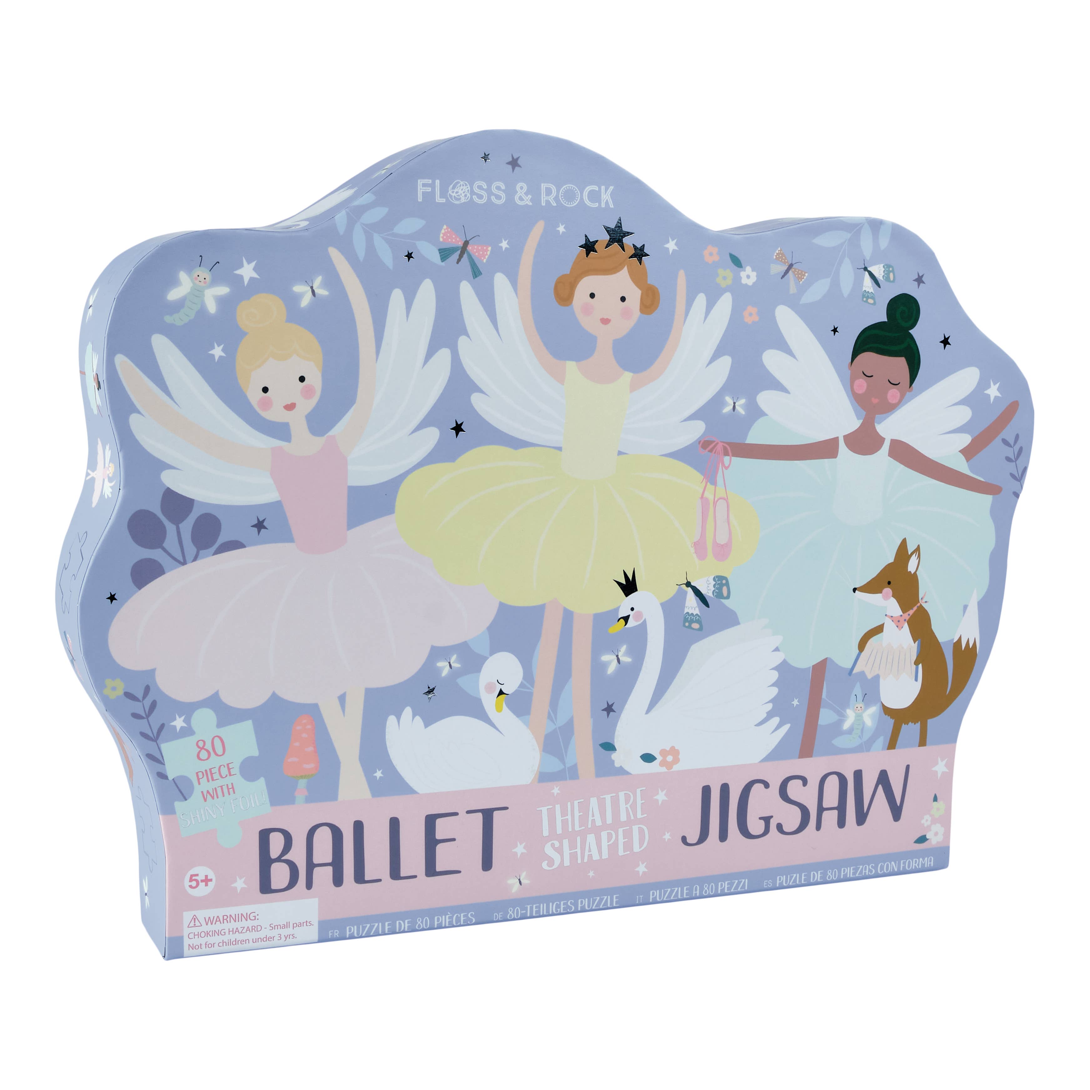 80pc "Theatre" Jigsaw Puzzle with Shaped Box - Enchanted
