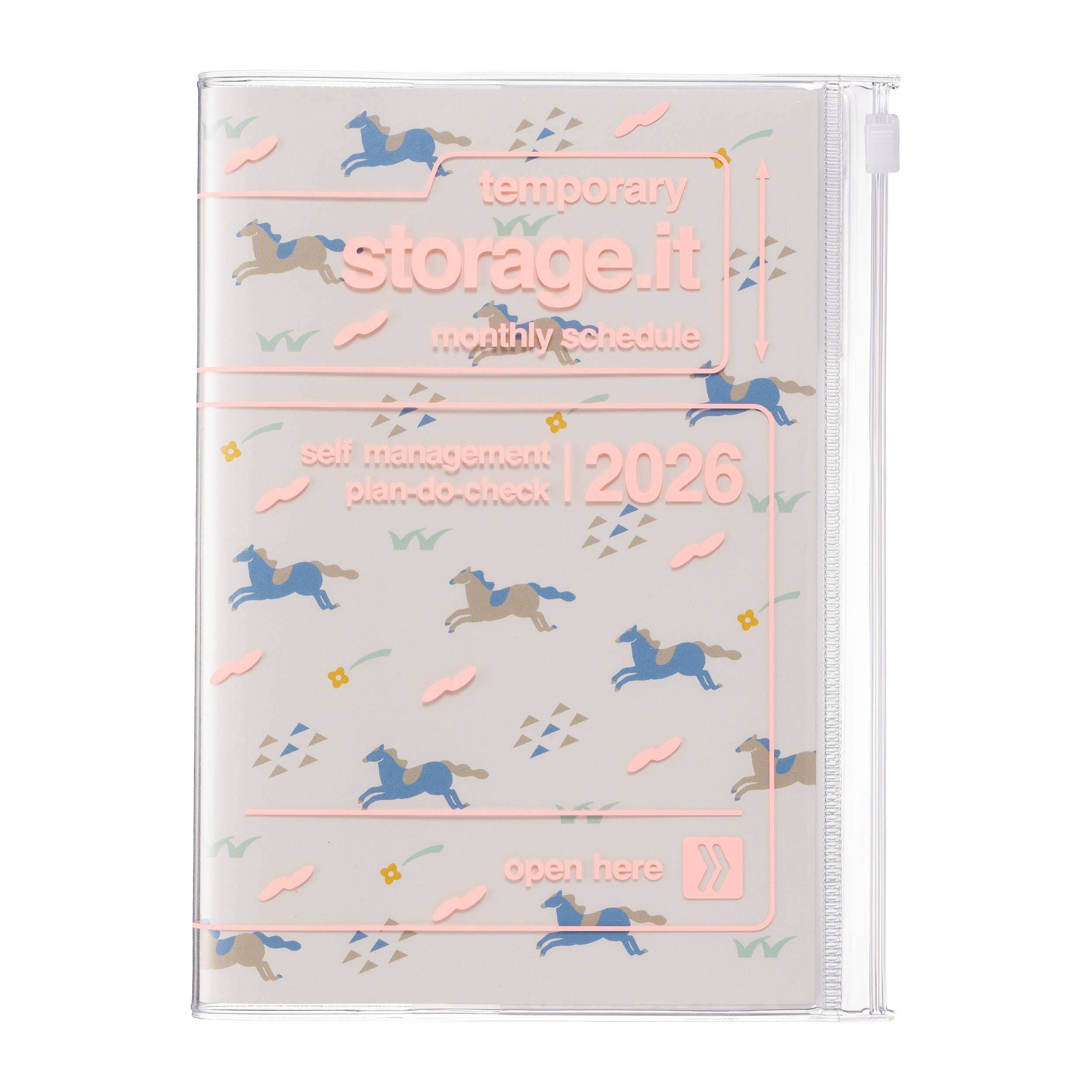 Design Planner 2026,Monthly,B6,Storage.it/Horse: MInt