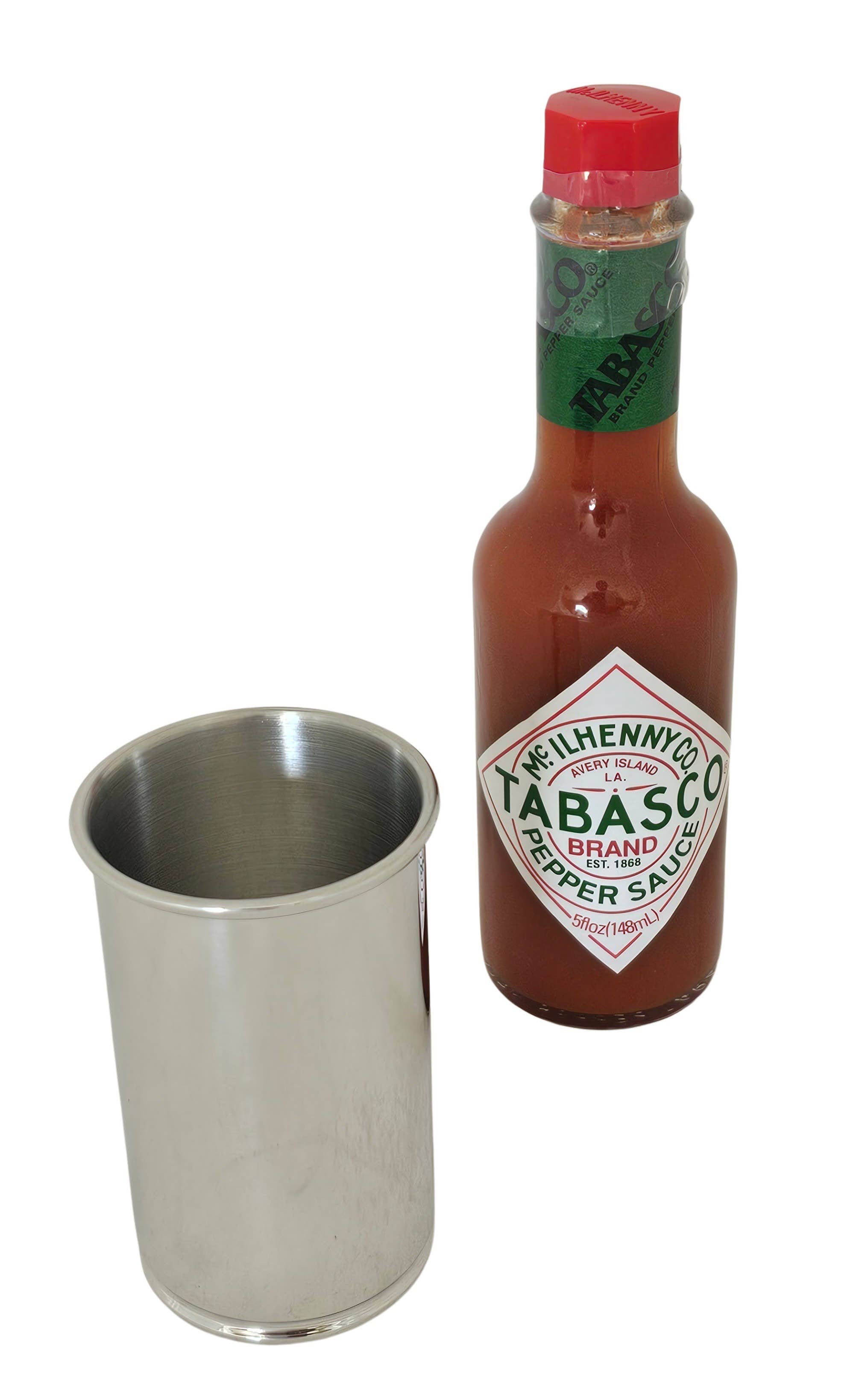 Tabasco Polished Pewter 2 fl oz Holder  (BOTTLE NOT INCLUDED)