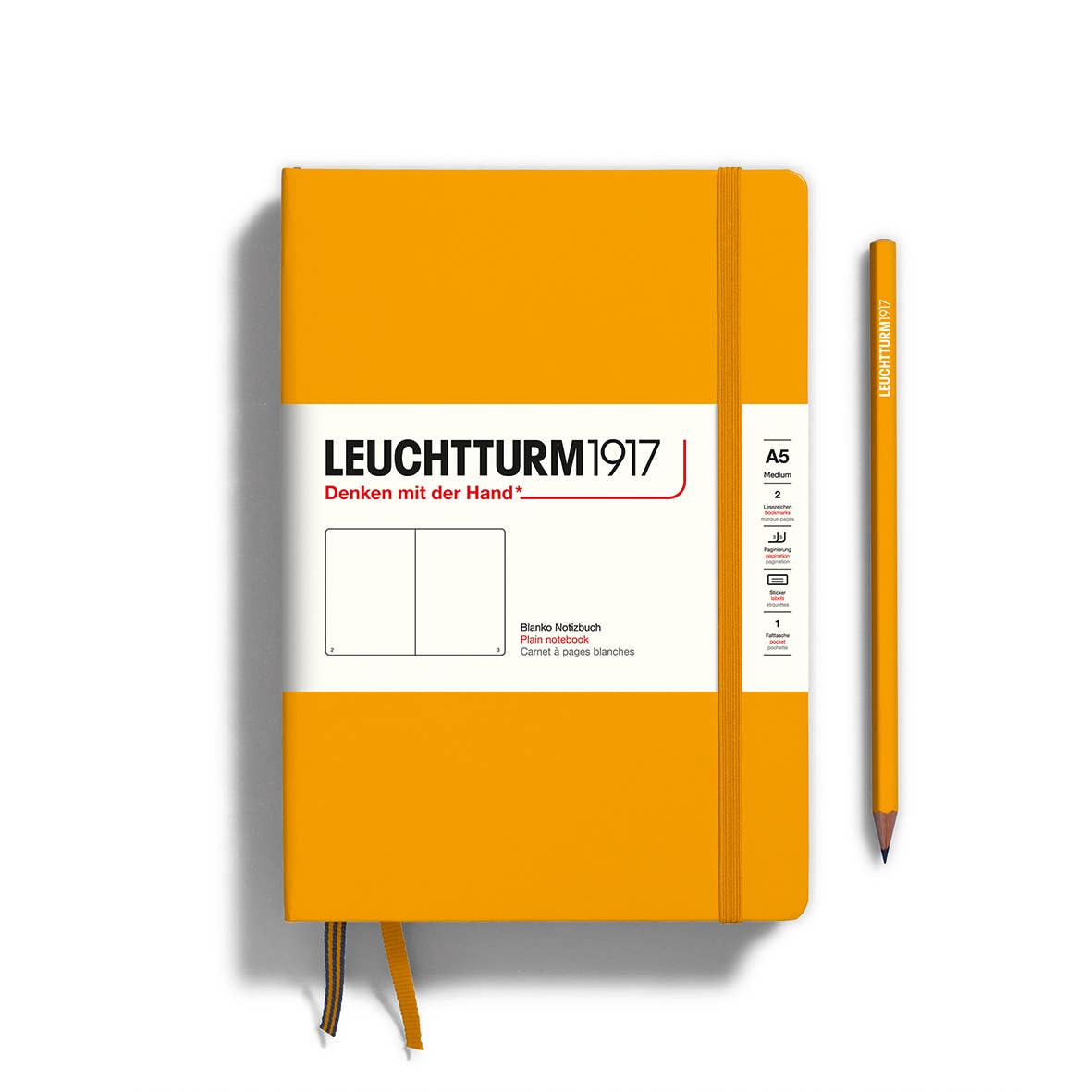 Notebooks - Medium (A5): Rising Sun / Hardcover / Plain