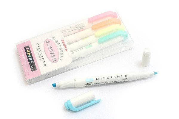 Zebra Pen Mildliner Double Ended Highlighter and Bullet Tip: A