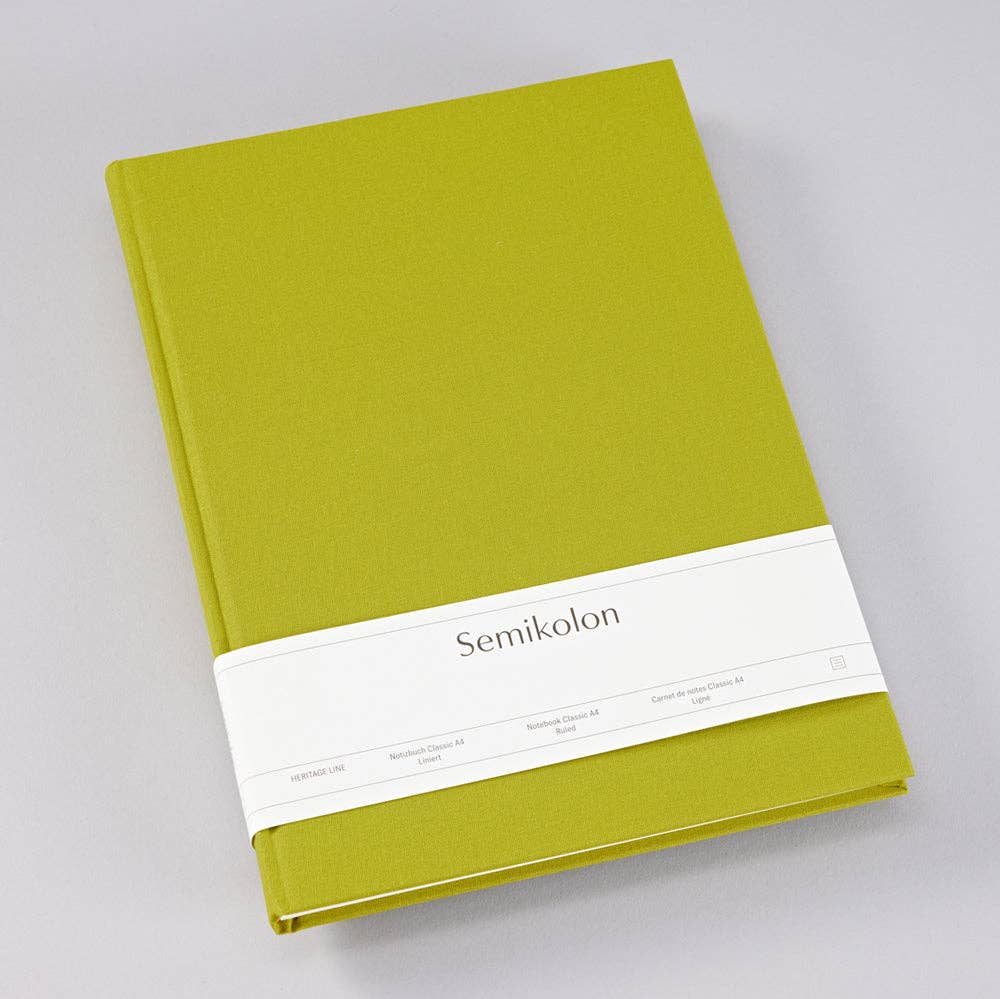 Notebook Classic A4: Green / Ruled