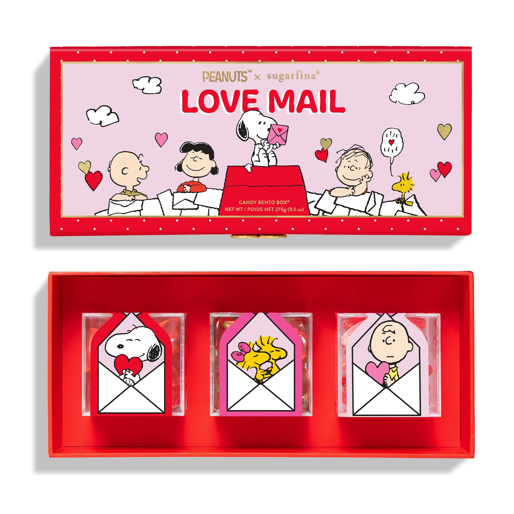 Love Mail 3pc Bento Box (Peanuts Valentine's Day 2026)