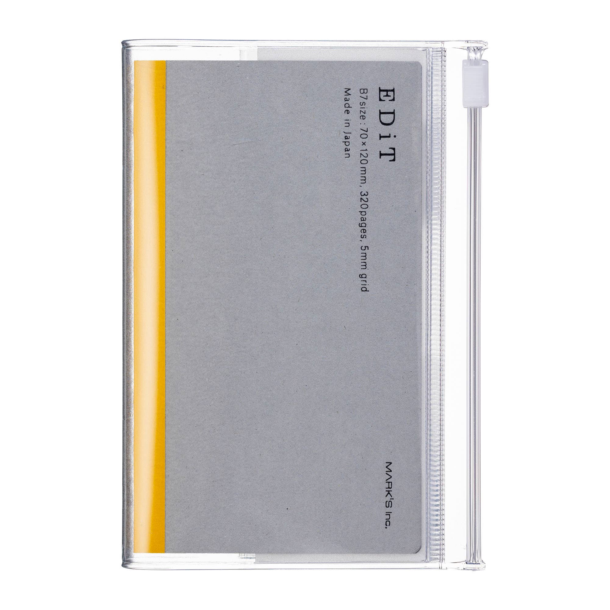 Grid Notebook B7 with Cover / EDiT: Royal Blue
