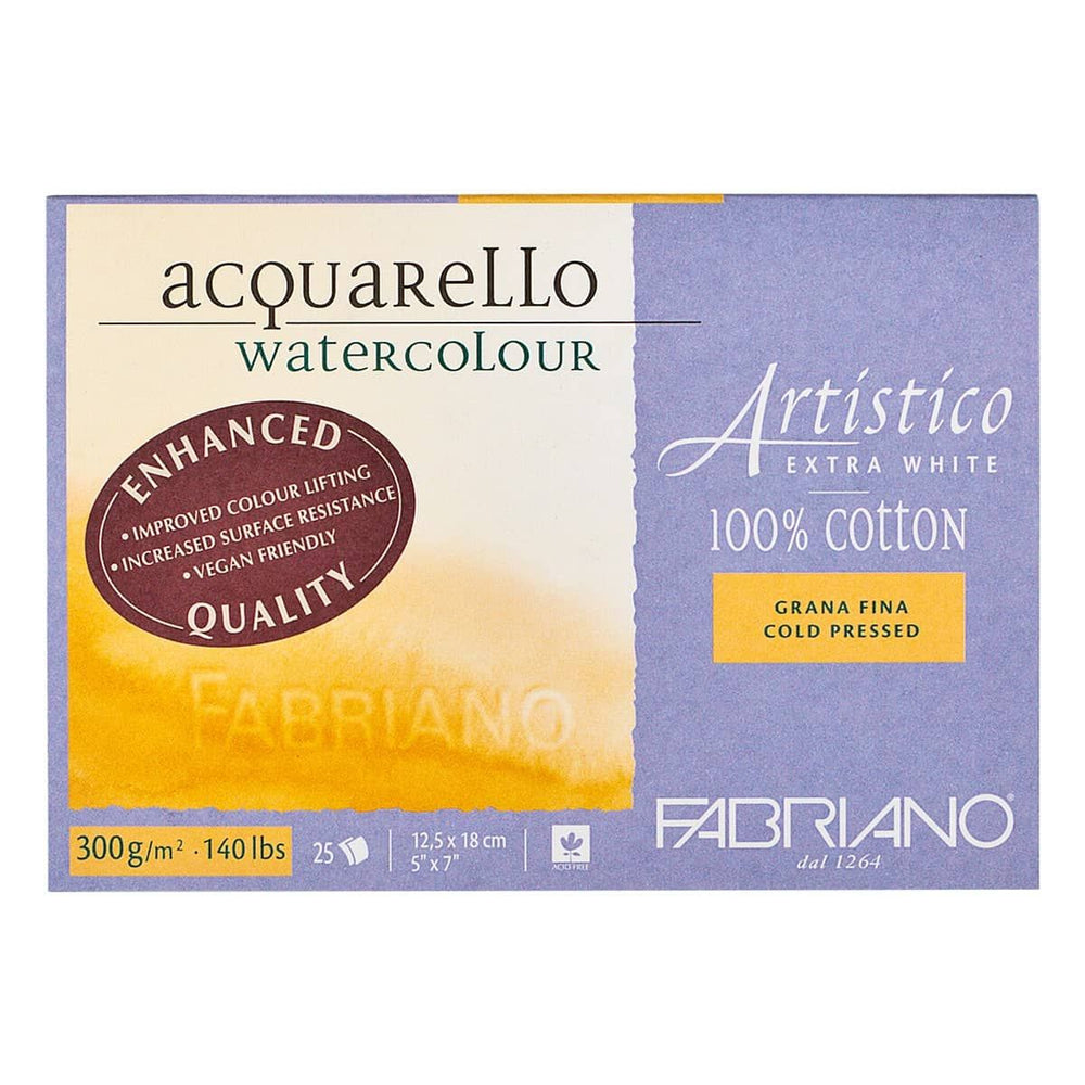 Fabriano Watercolor Pad Acquarello - 5x7