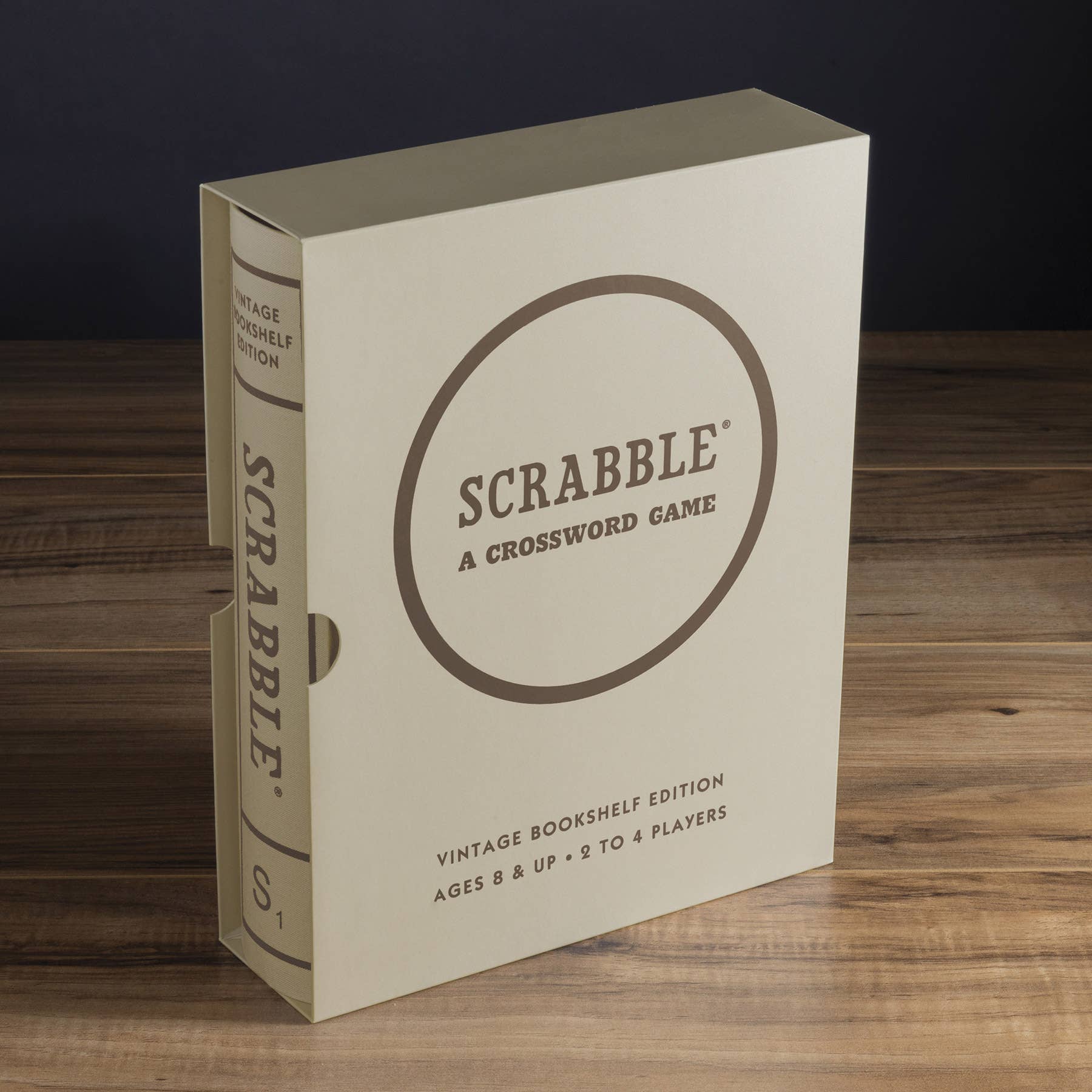 WS Game Company Scrabble Vintage Bookshelf Edition