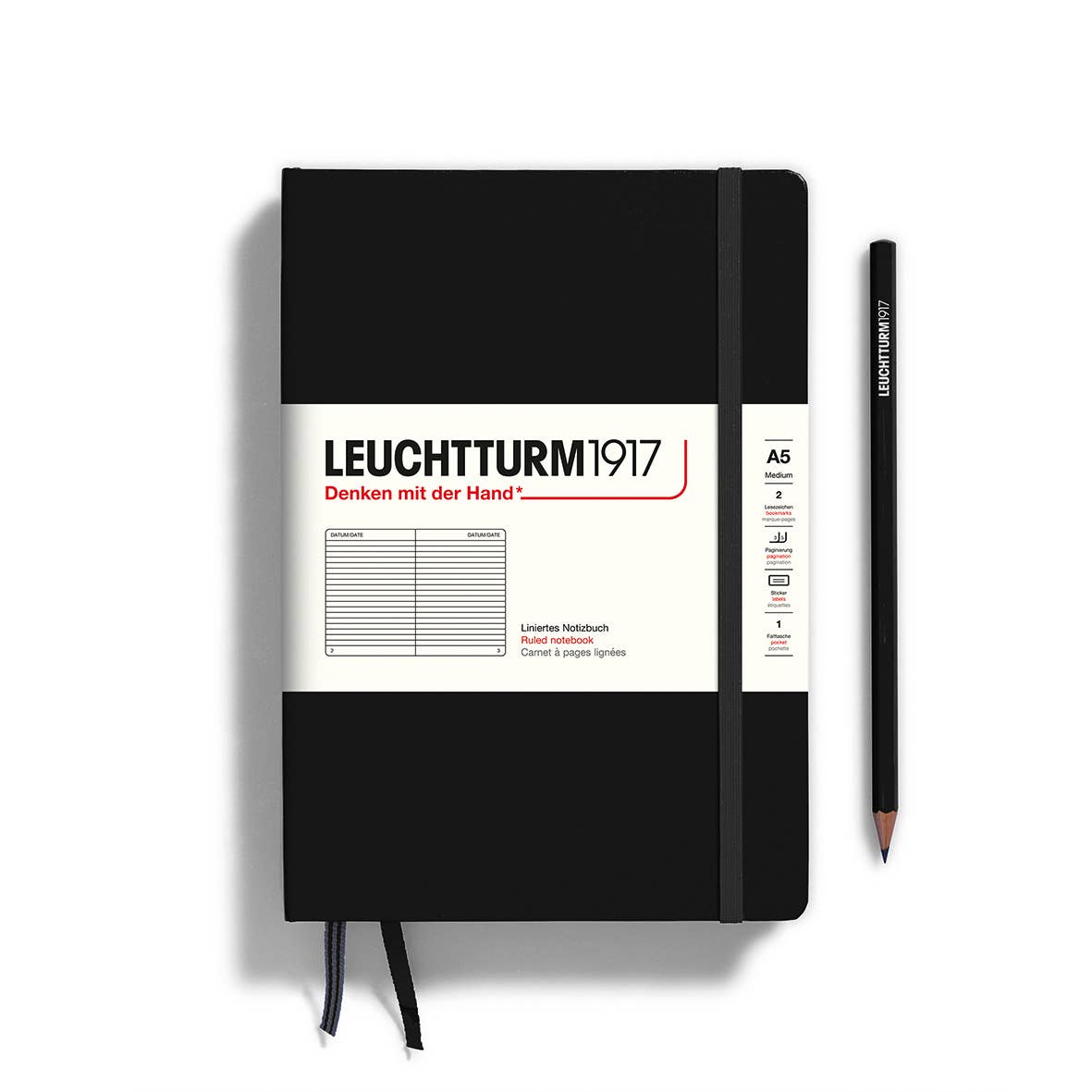 Notebooks - Medium (A5): Lilac / Hardcover / Plain