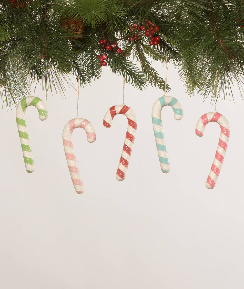 Pink Candy Cane Ornament