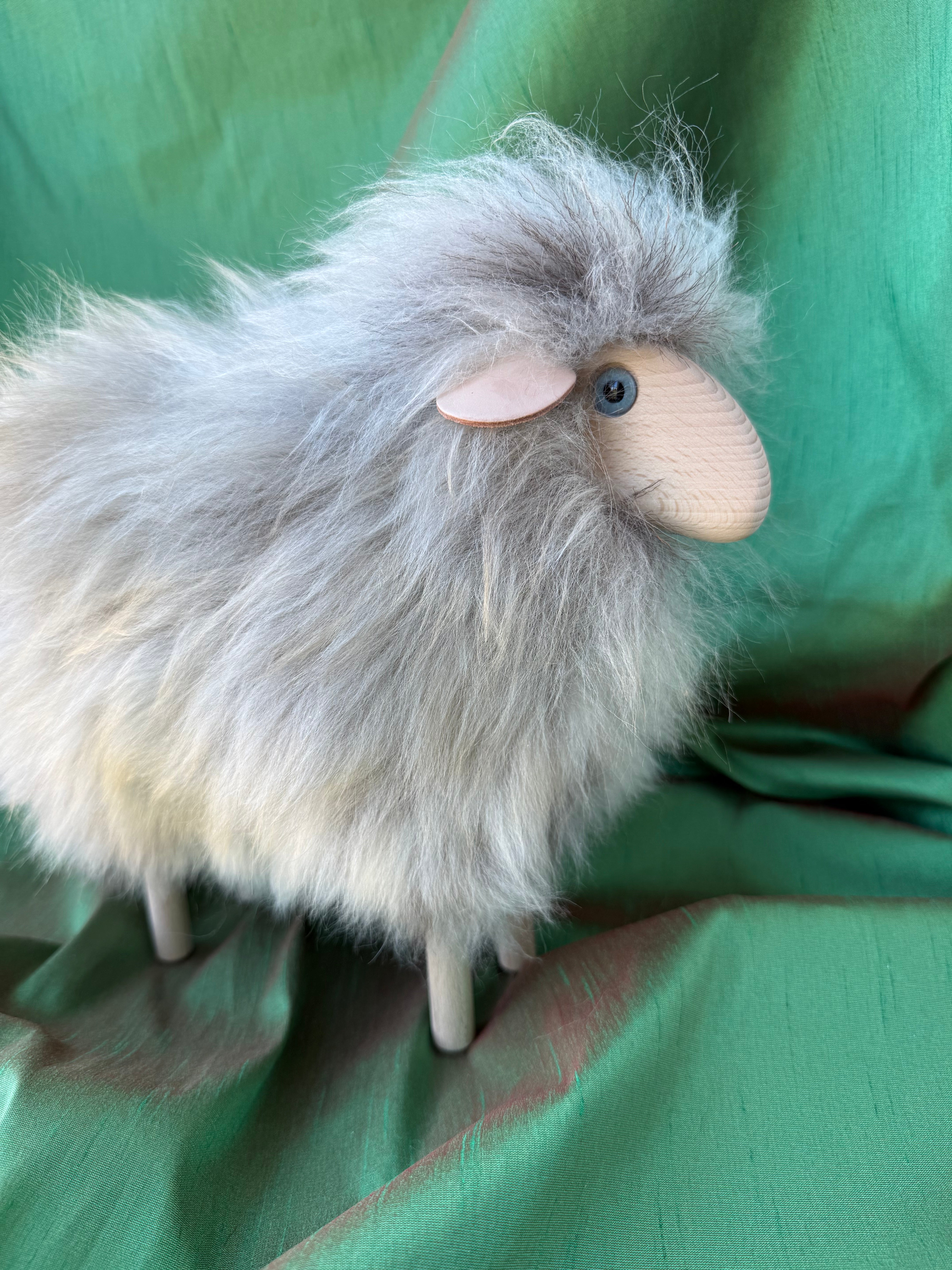 Little Lamb, Grey Fur, Beech Wood | Meier, Germany