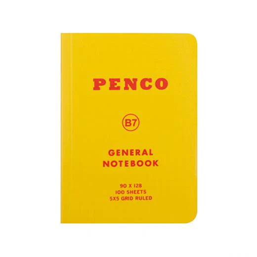 PENCO Soft PP Grid Notebook – B7 Yellow