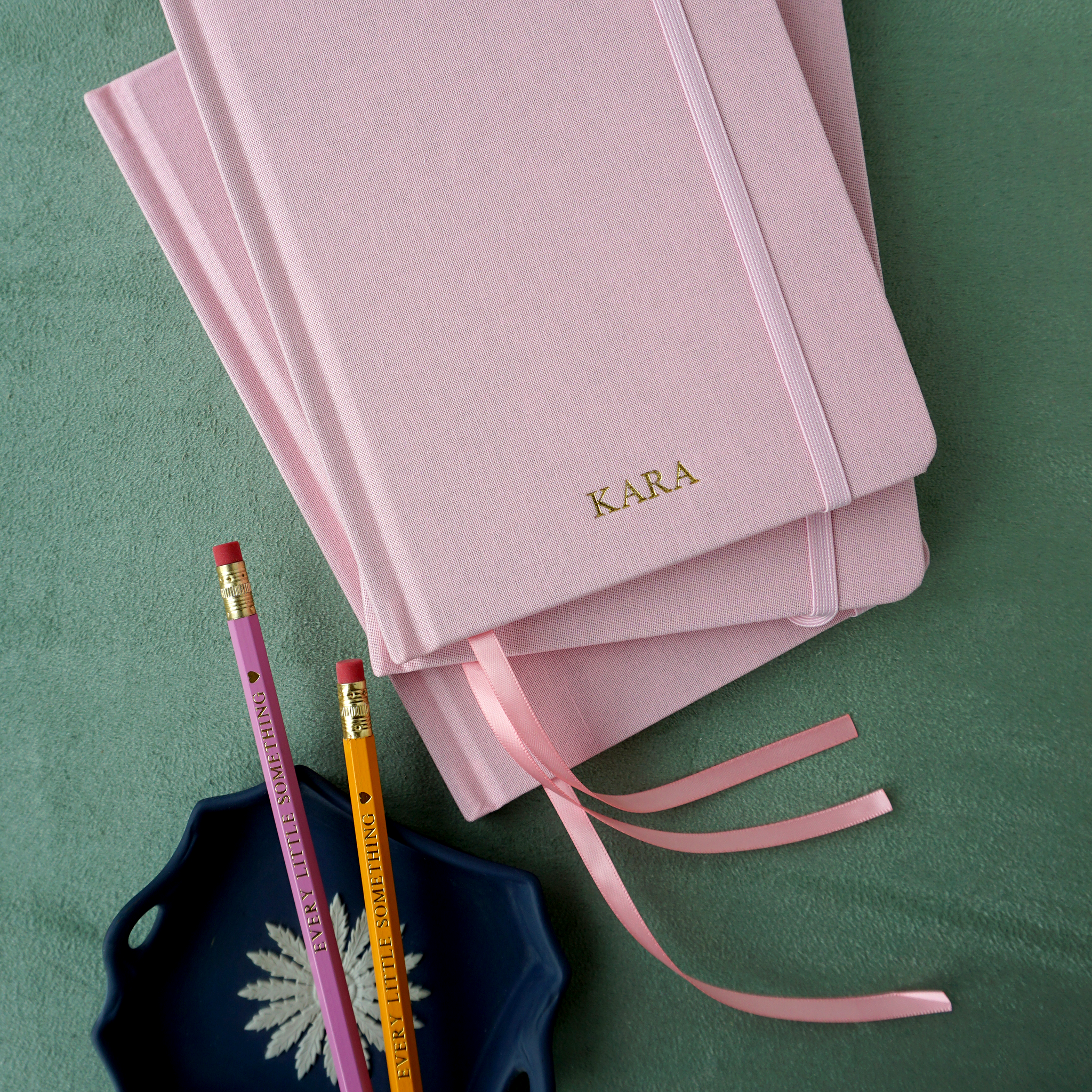 Light Pink Hardcover Journal - Free Customization