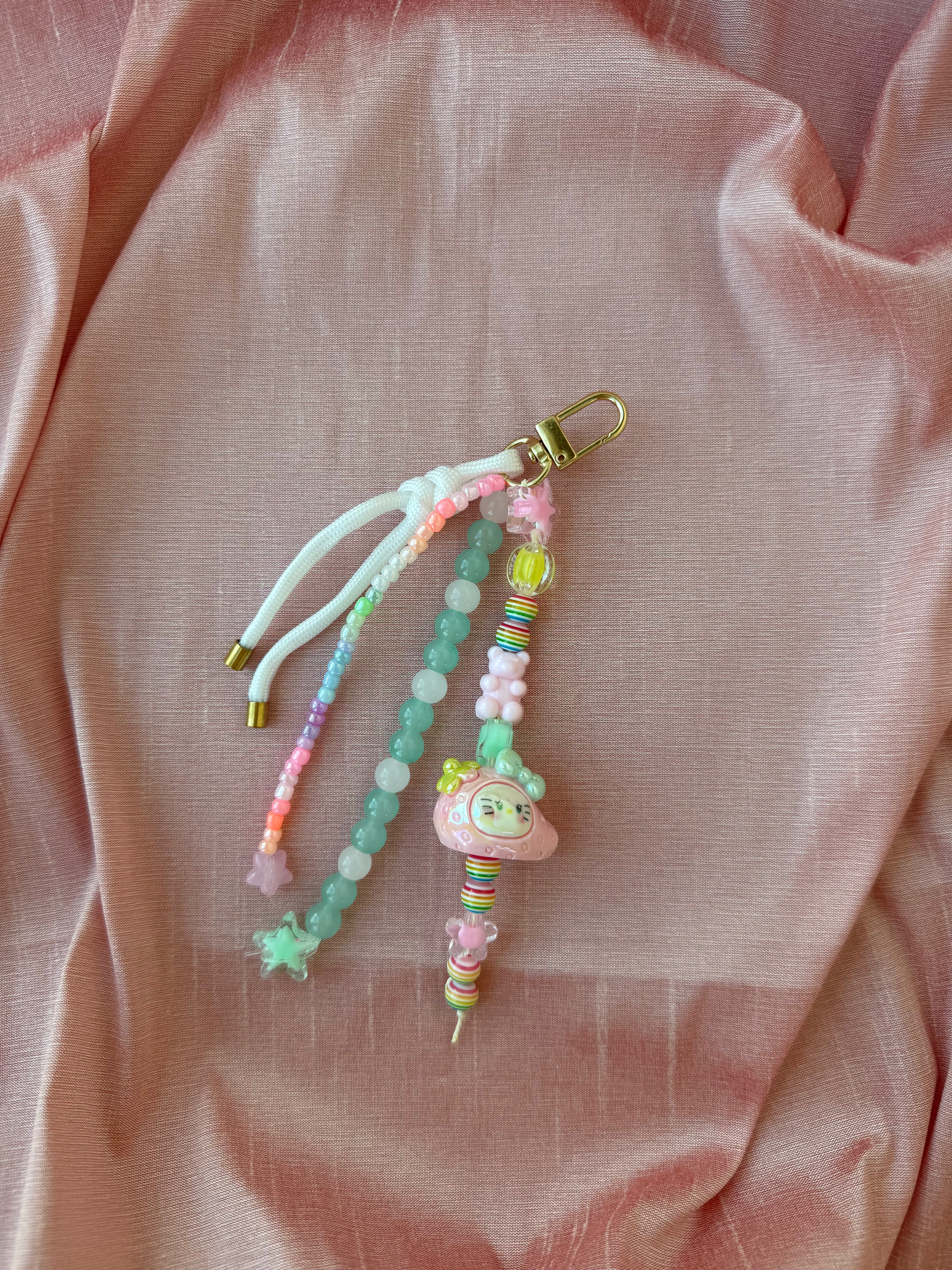 Sweet and Kind Bag Charm - mint