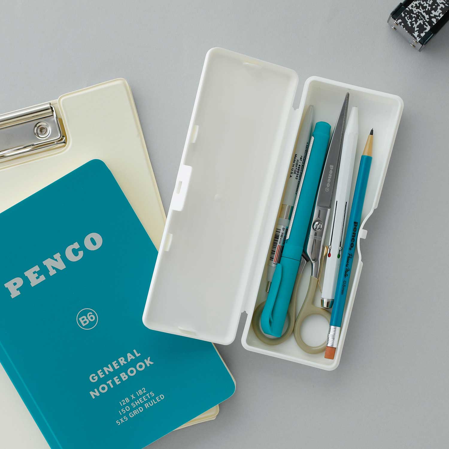 Penco Storage Container Pen Case - White