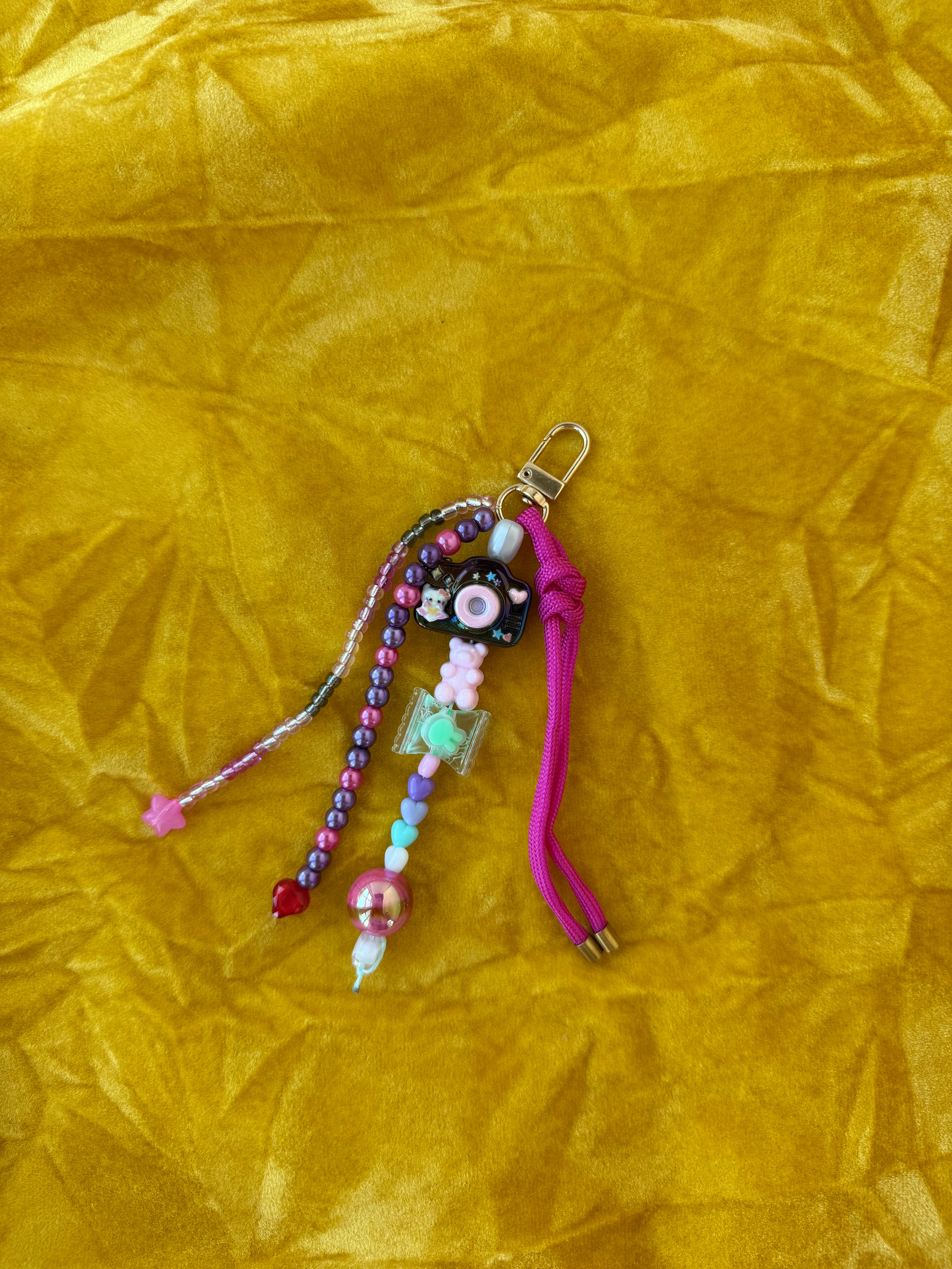 Sweet and Kind Bag Charm - mutli color