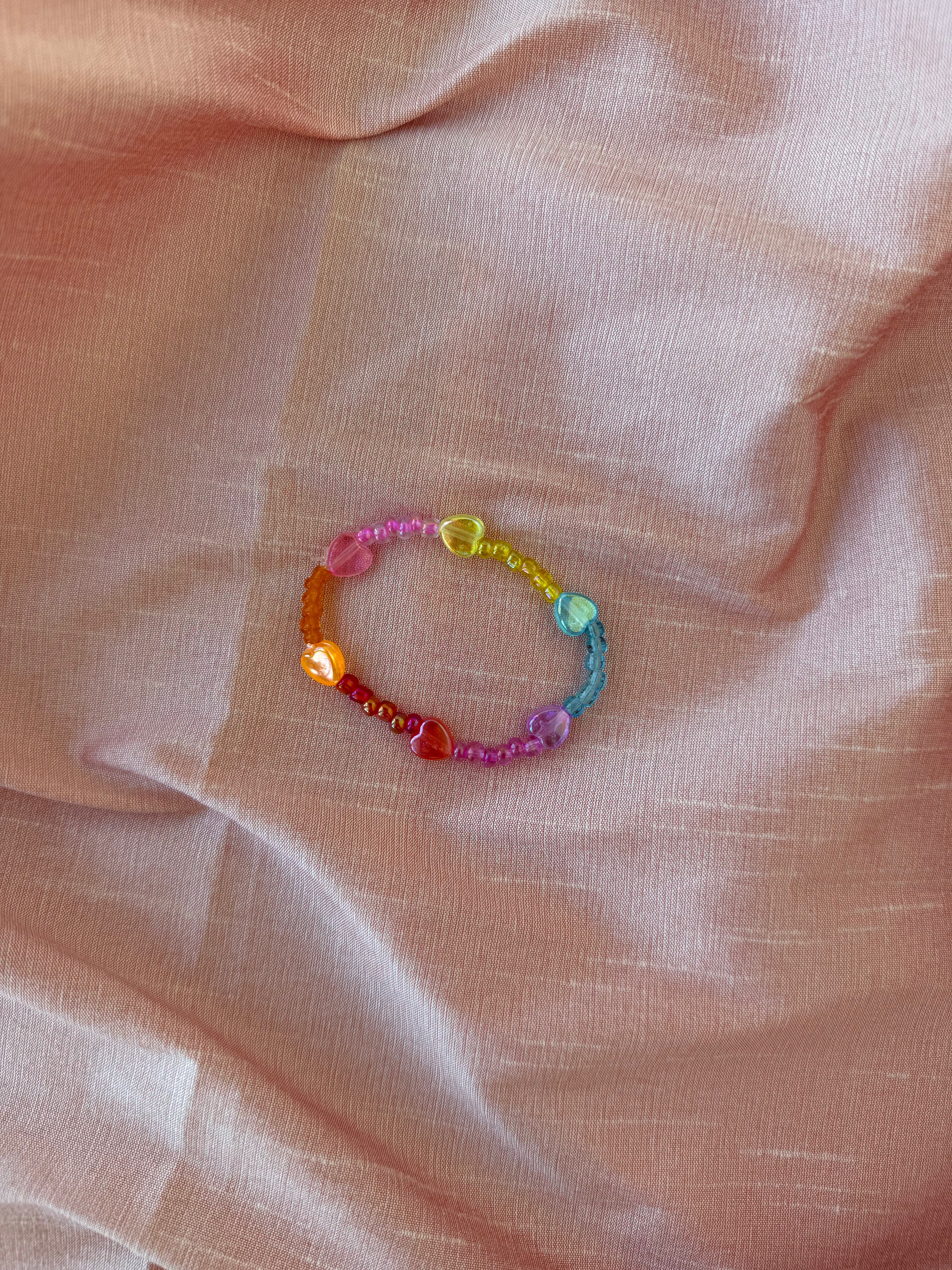 Sweet and Kind - rainbow hearts