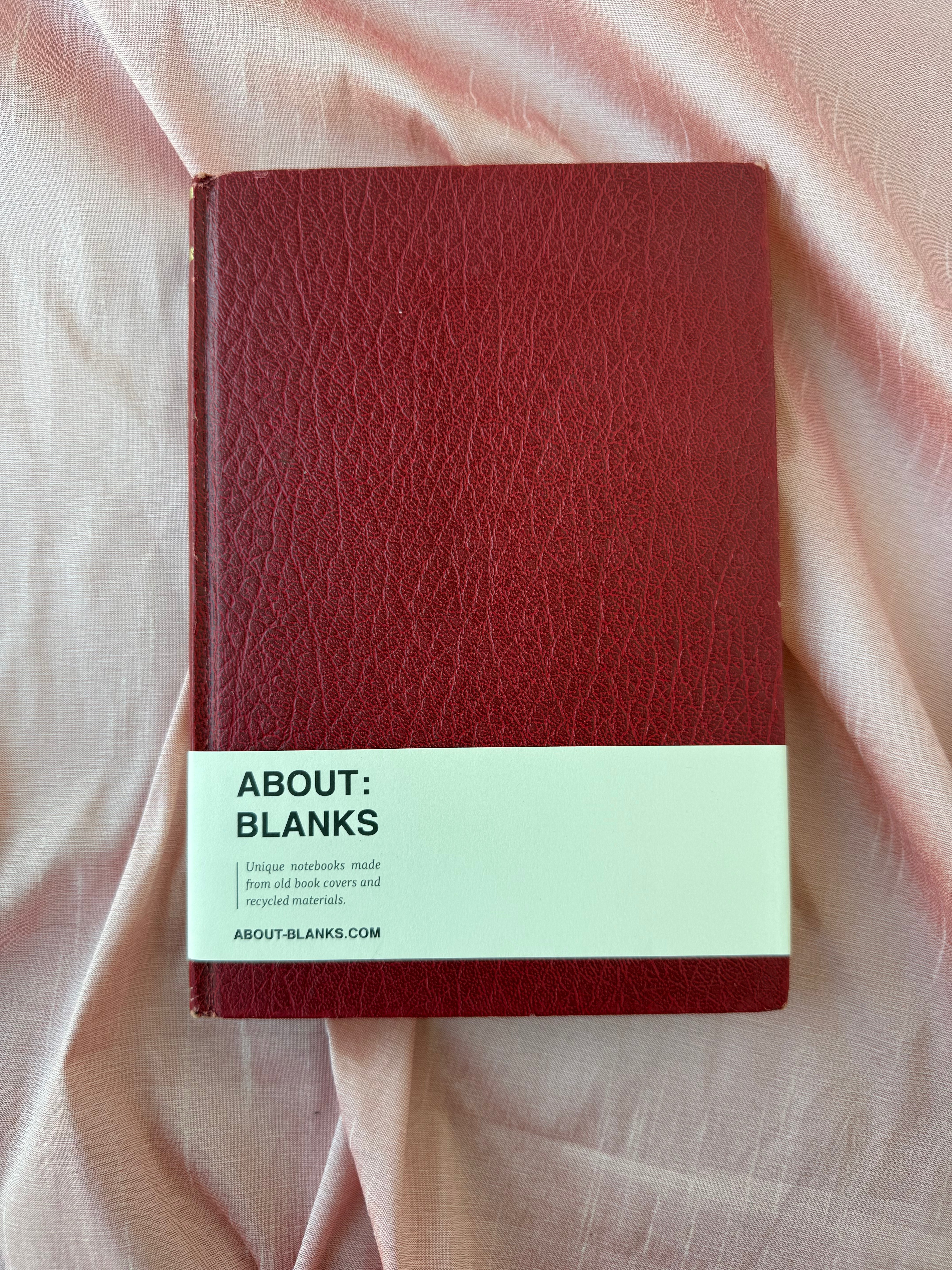 Vintage About Blanks Notebook: red3